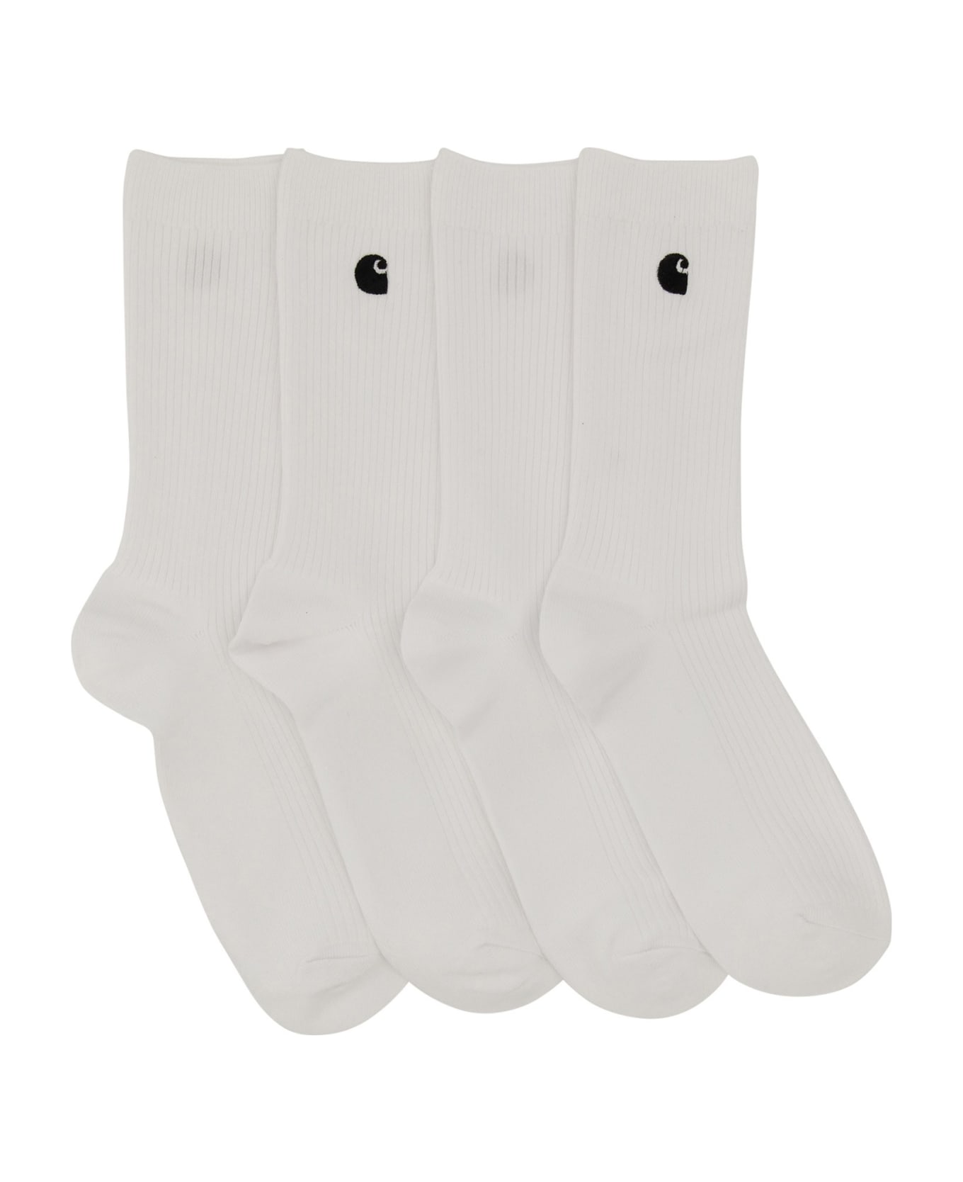 Carhartt Socks With Logo - Bianco 靴下