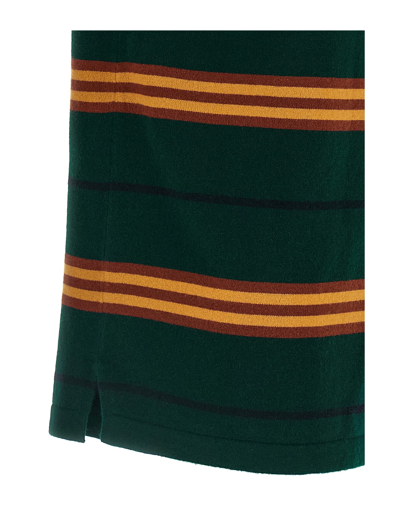 Guest in Residence 
striped Rugby
 Polo Shirt - Green