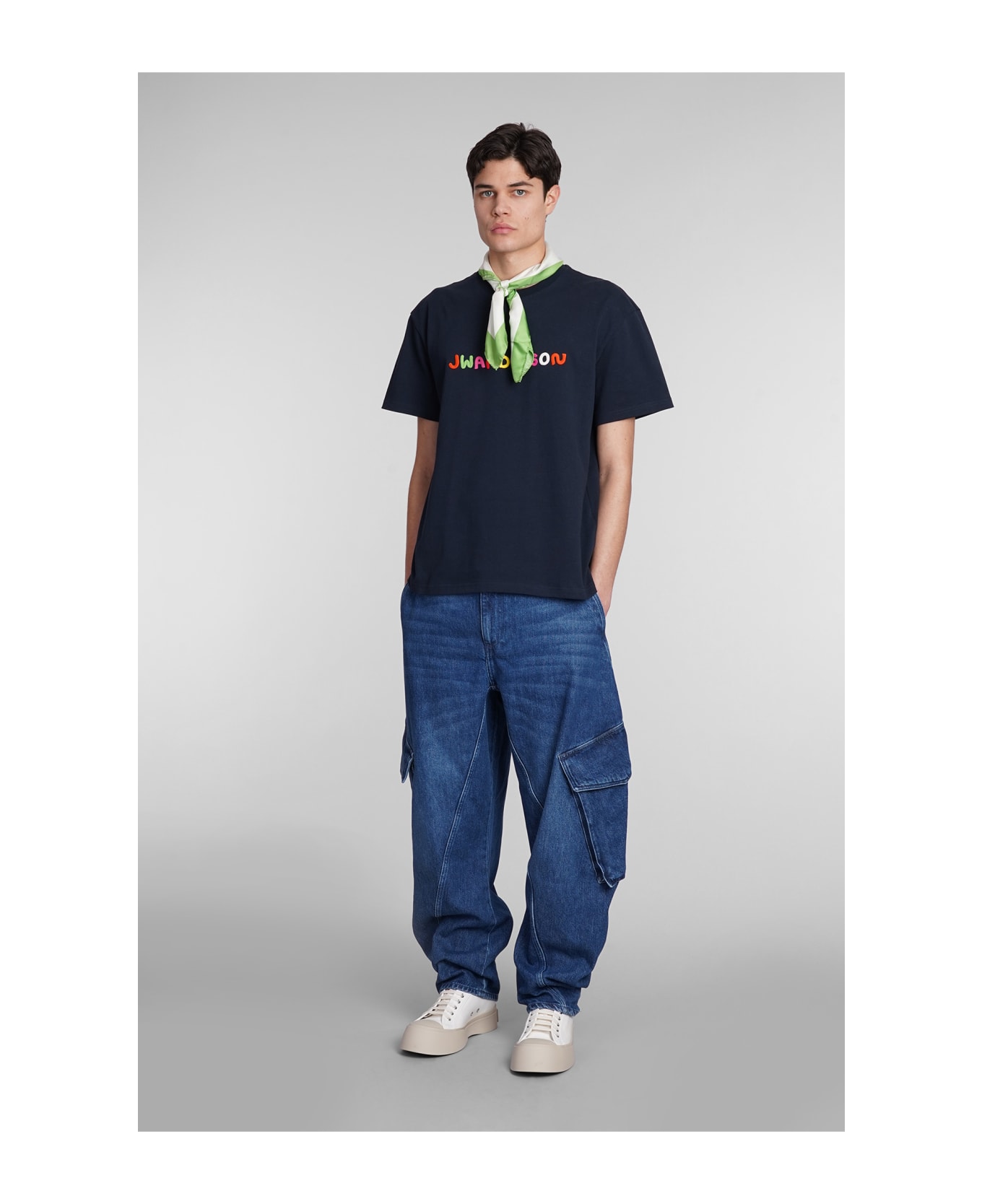 J.W. Anderson T-shirt In Blue Cotton - Blue