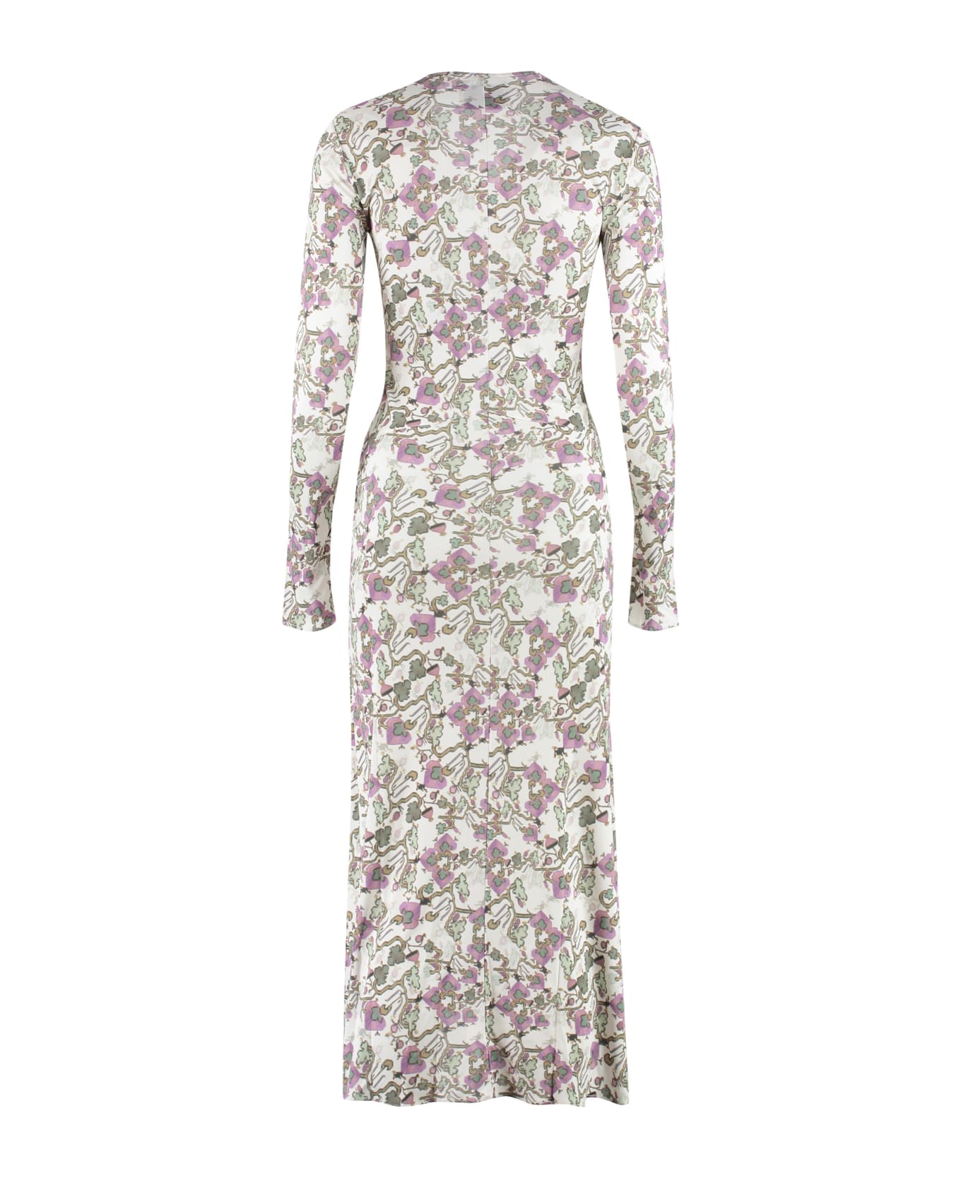 Isabel Marant Janevea Floral Midi Dress - White ワンピース＆ドレス