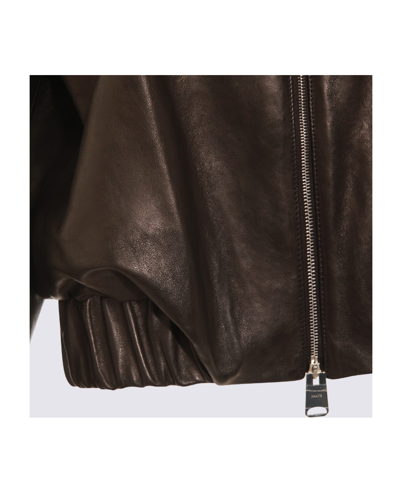 Khaite Black Leather Jacket - Black
