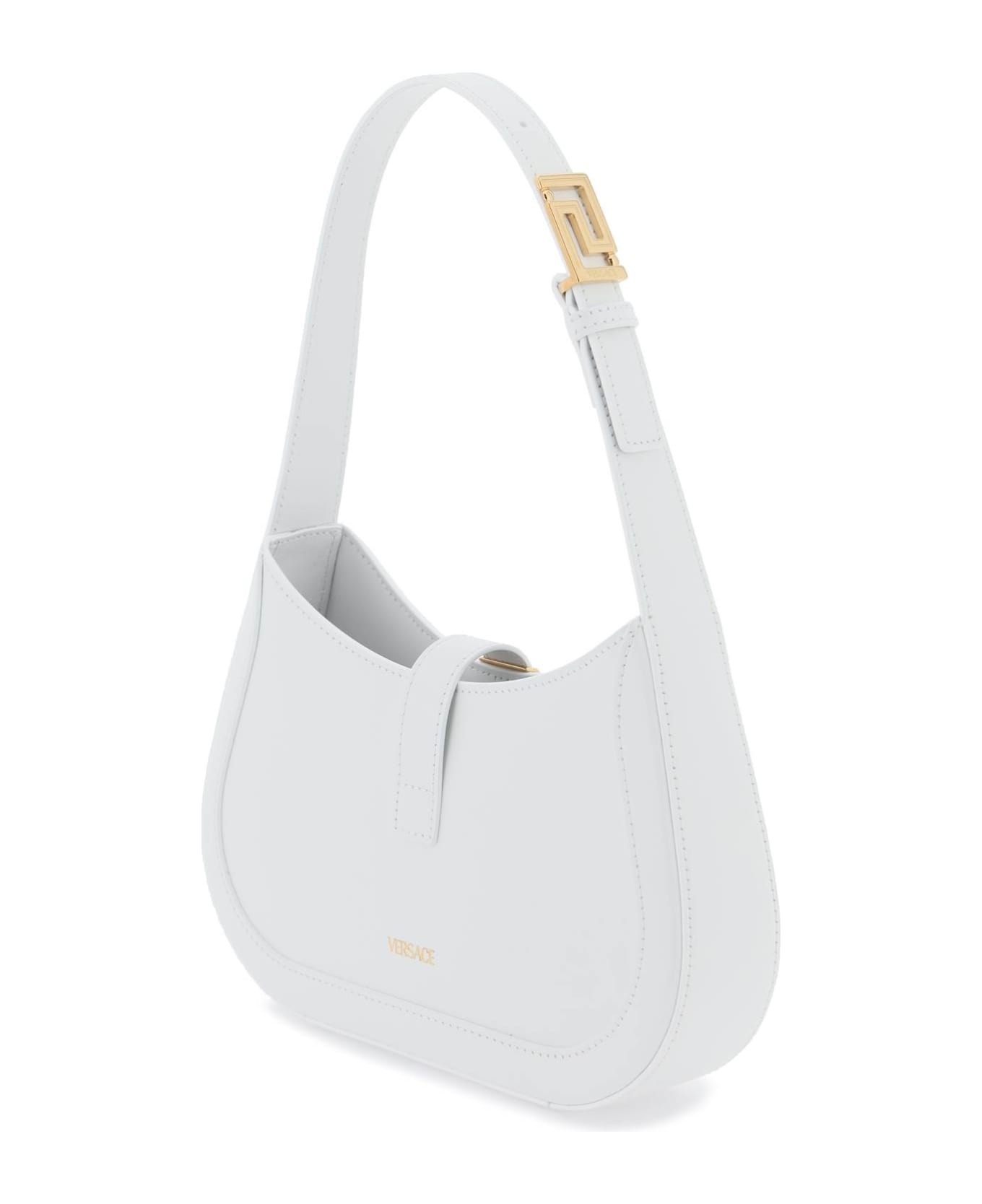 Versace White Leather Bag - White トートバッグ
