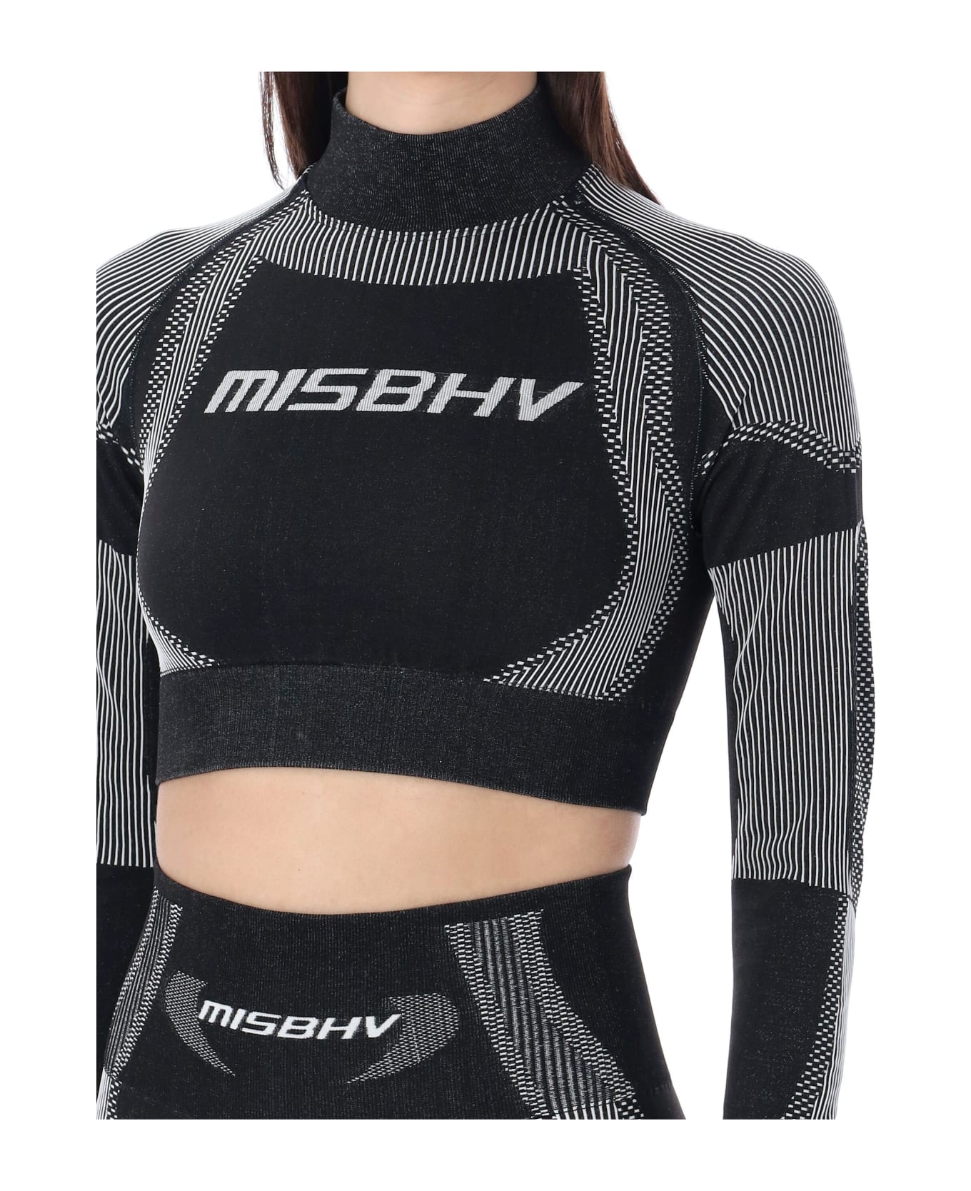 MISBHV Sport Cropped Top - BLACK
