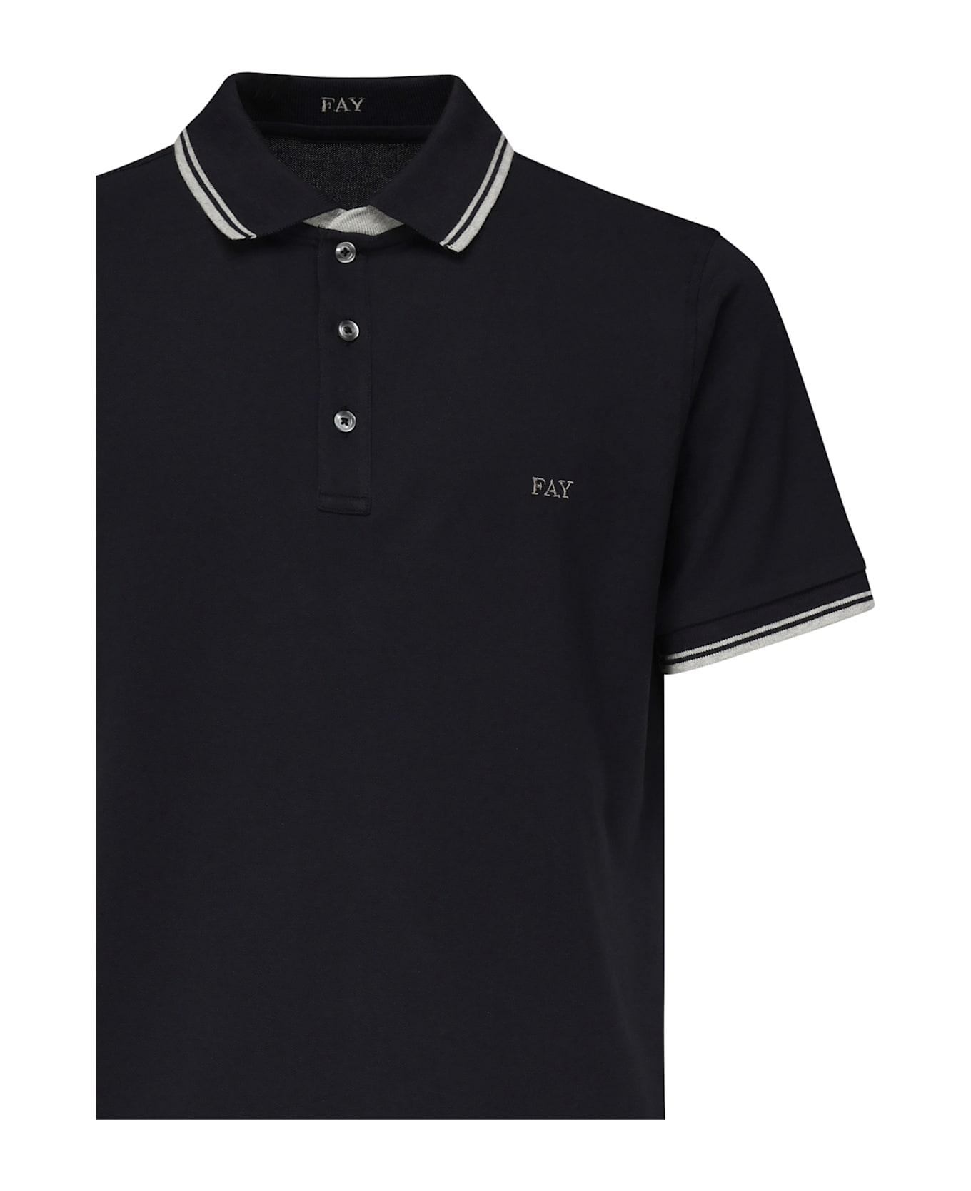 Fay Polo Shirt - Black