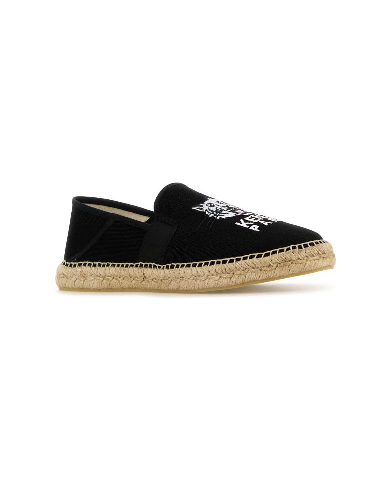 Kenzo Lucky Tiger Espadrilles - BLACK