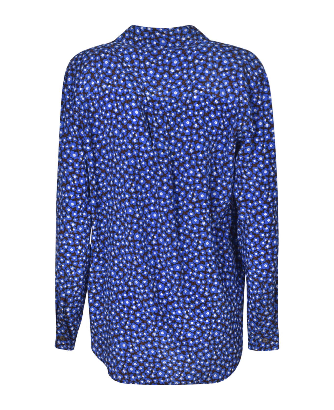 Parosh Sflower Shirt - Blue