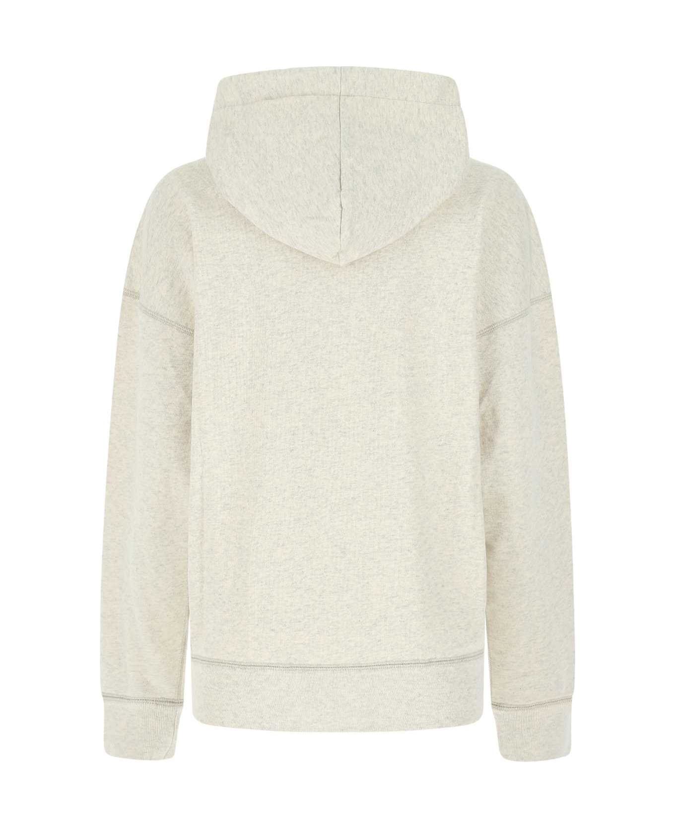 Marant Étoile Melange Ivory Cotton Blend Mansel Sweatshirt - Beige フリース