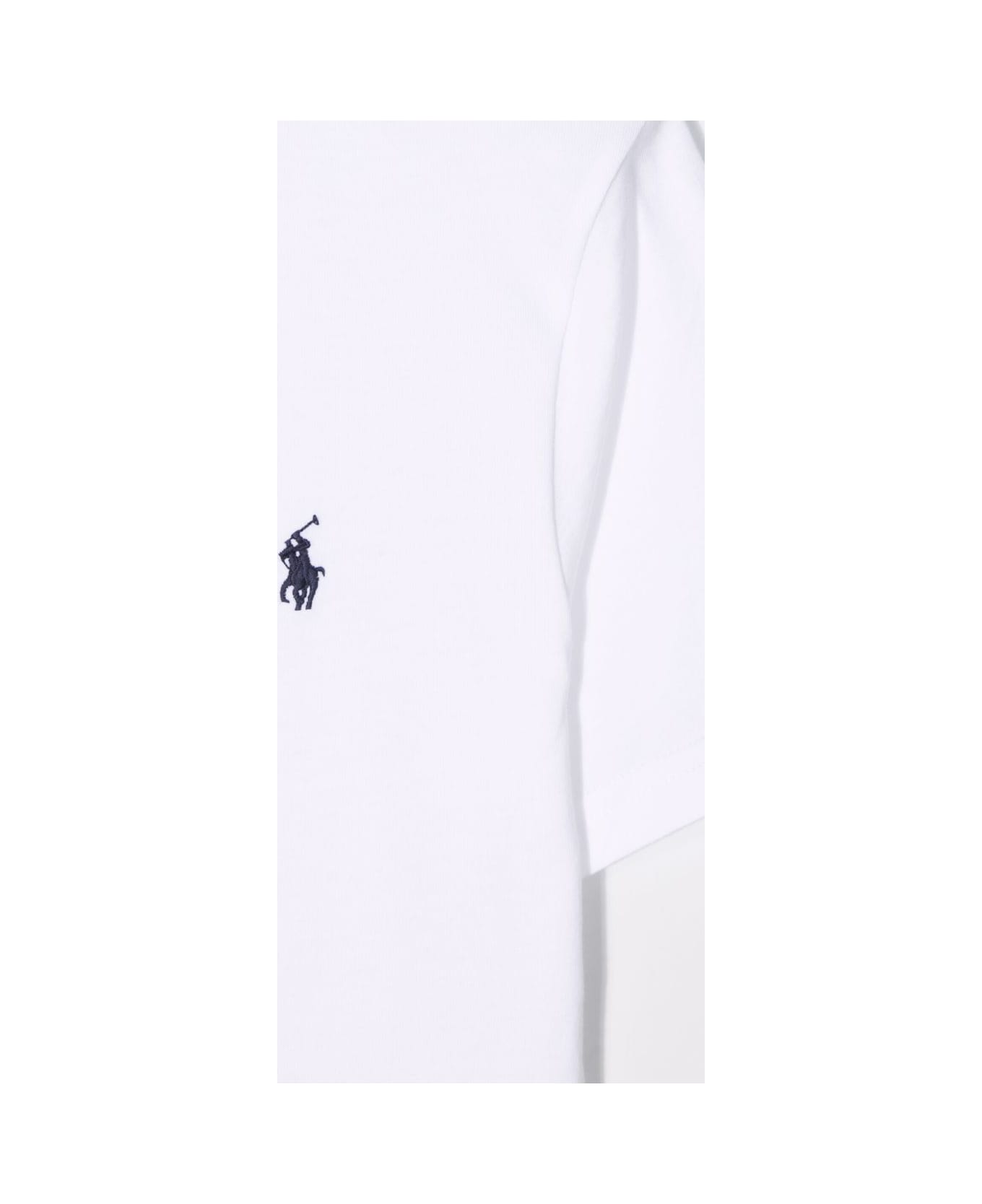 Polo Ralph Lauren Kids T-shirt With Polo Pony Embroidery - White