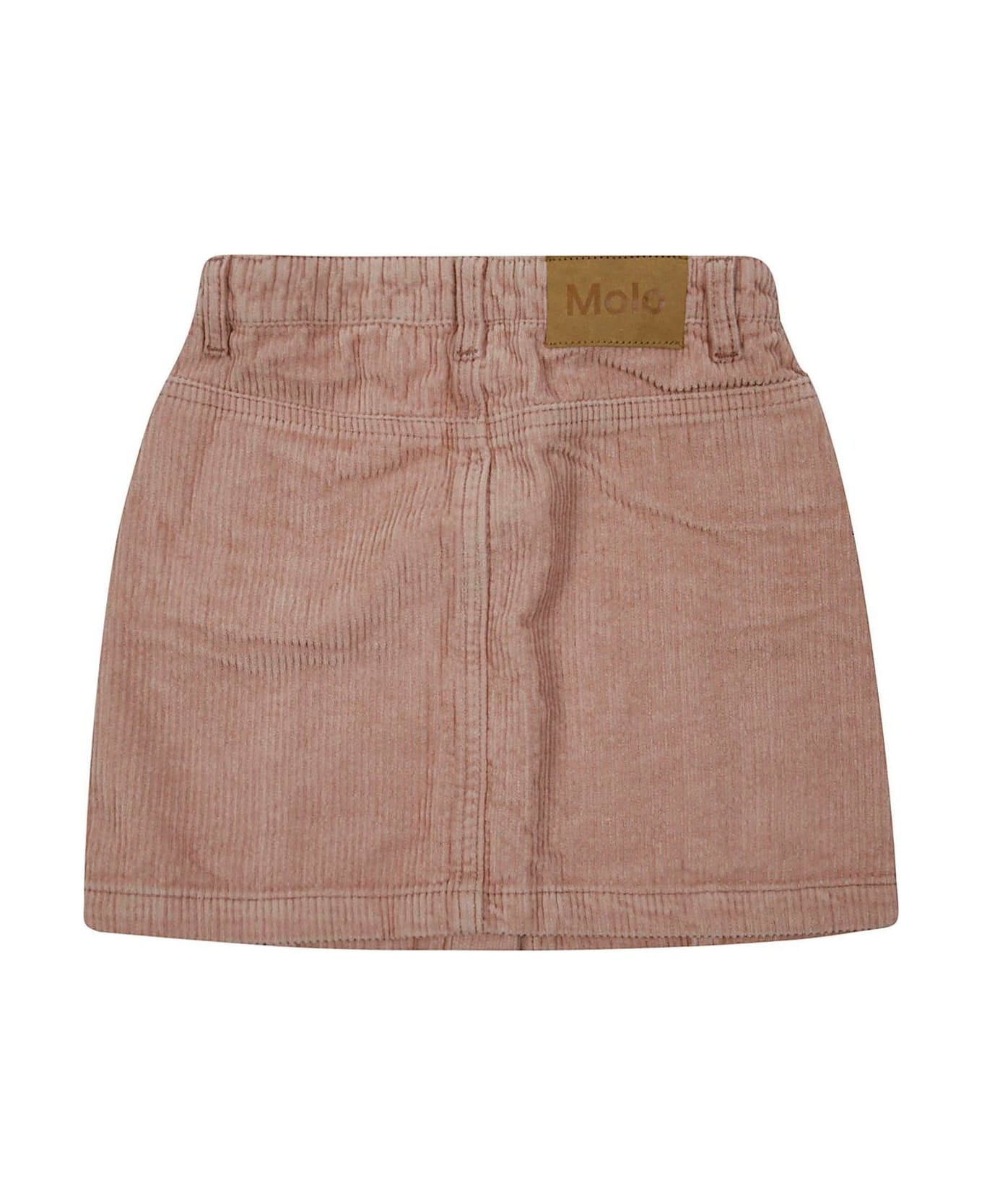 Molo Bera Ribbed-detail Corduroy Skirt - Rosa 