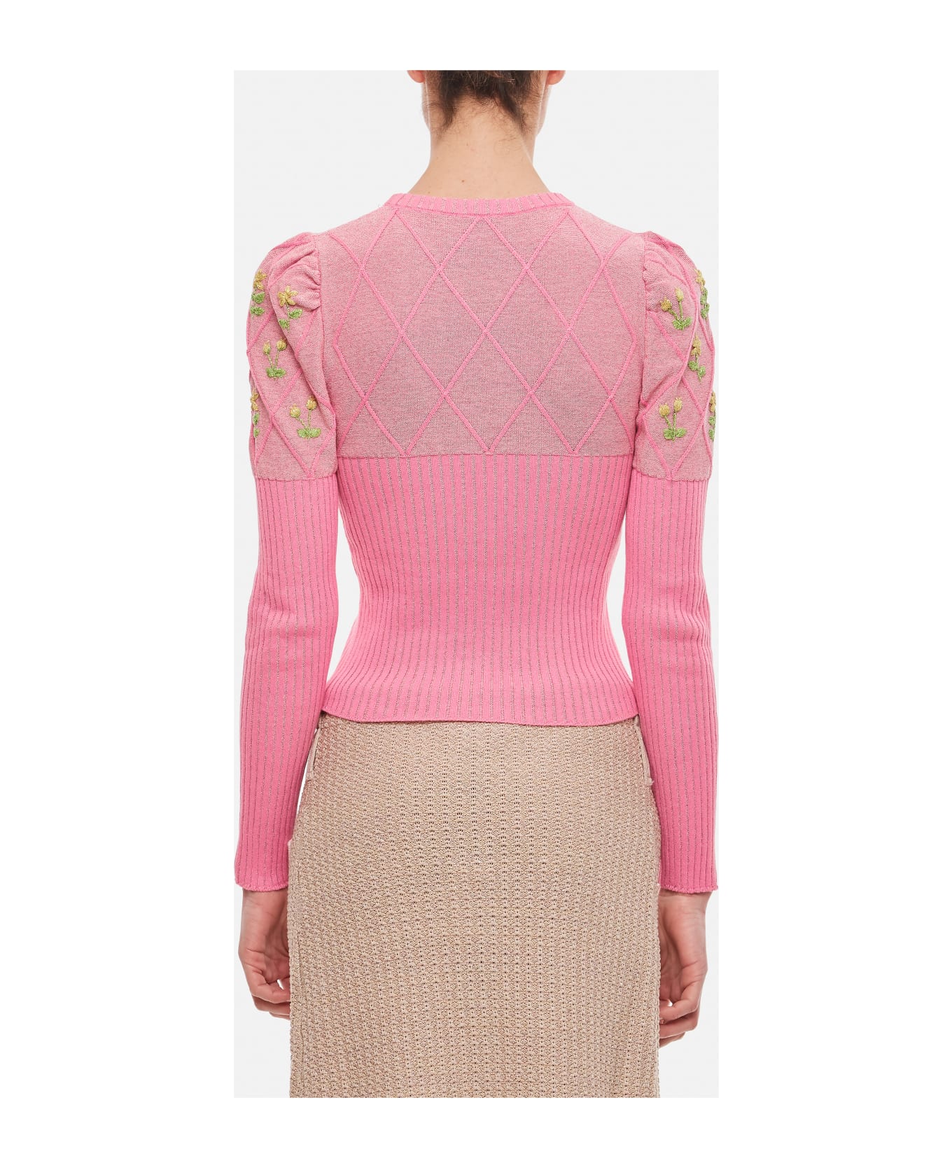 Cormio Oma 12 Cotton Glitter Sweater - Pink
