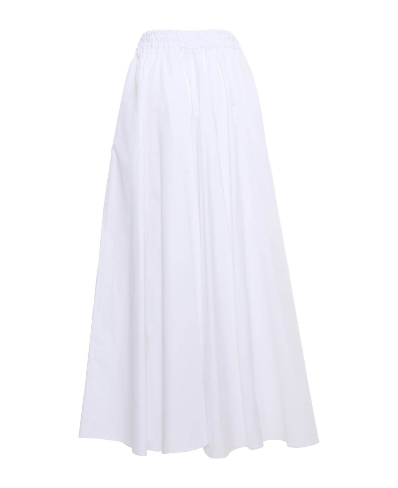 Aspesi White Flared Skirt - WHITE スカート