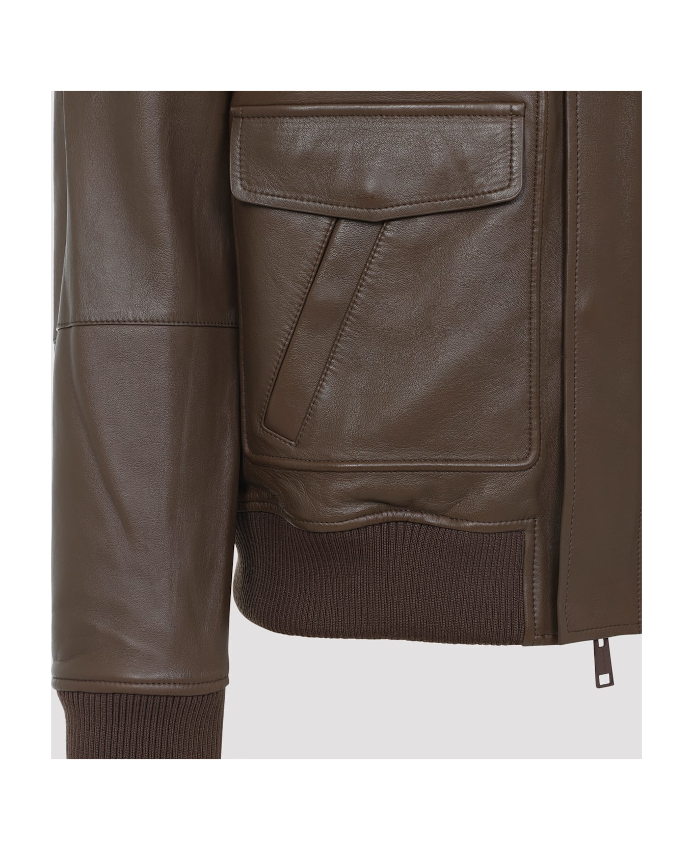 Yves Salomon Lamb Jacket - Camel