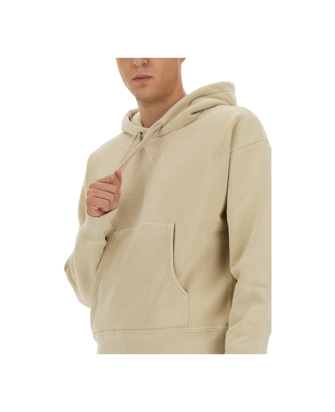 Isabel Marant Wyll Long-sleeved Drawstring Hoodie - POWDER