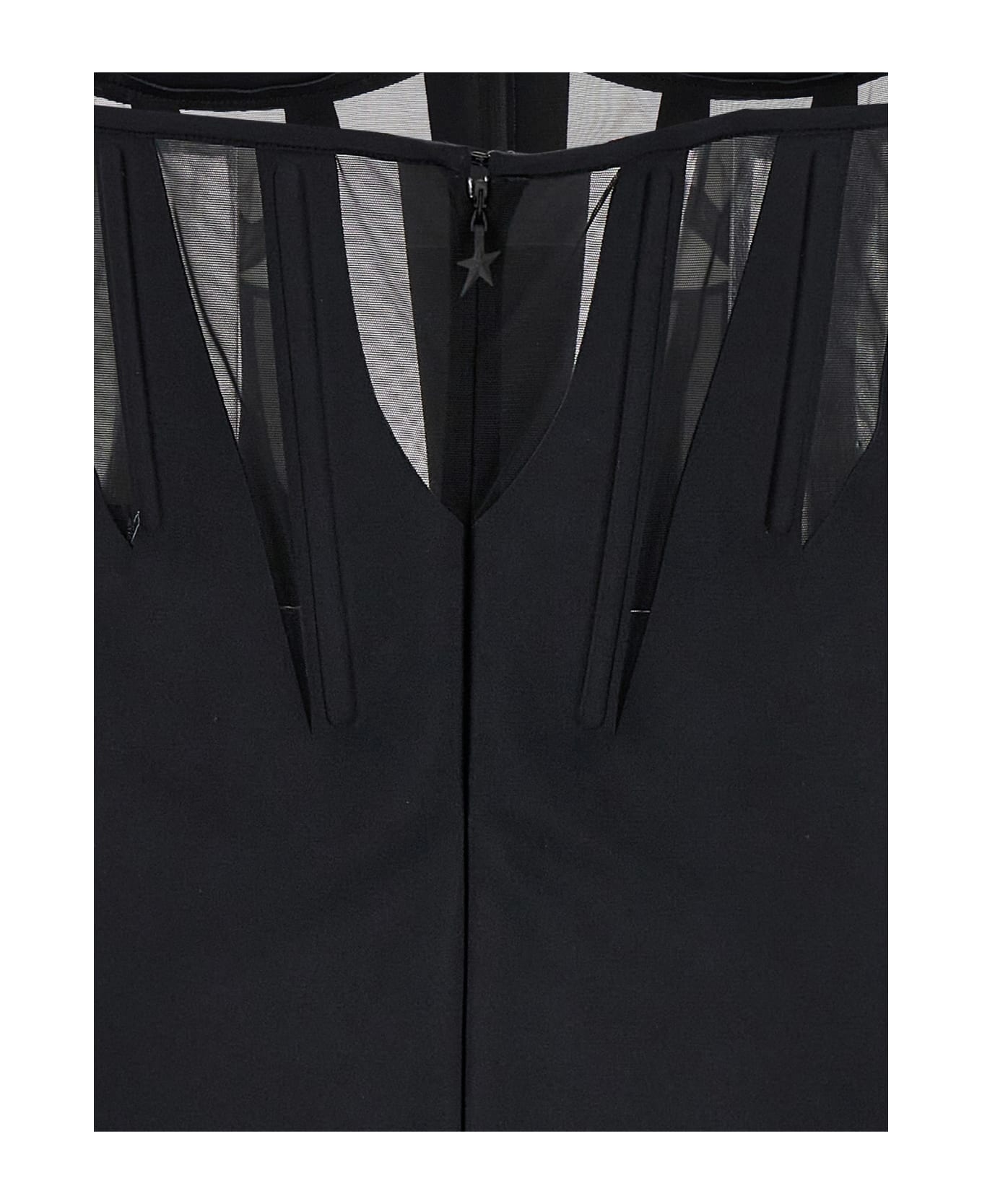 Mugler 'corset' Dress - Black  