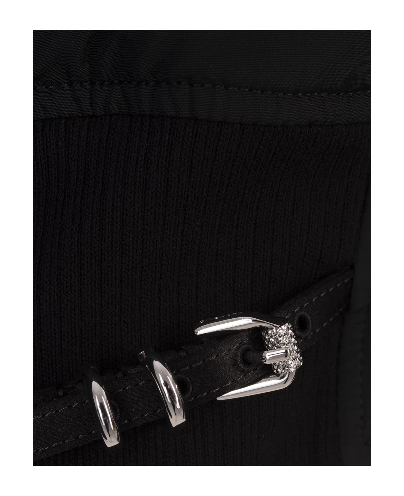 Givenchy Voyou Bomber Jacket In Black Taffeta Cotton - Black