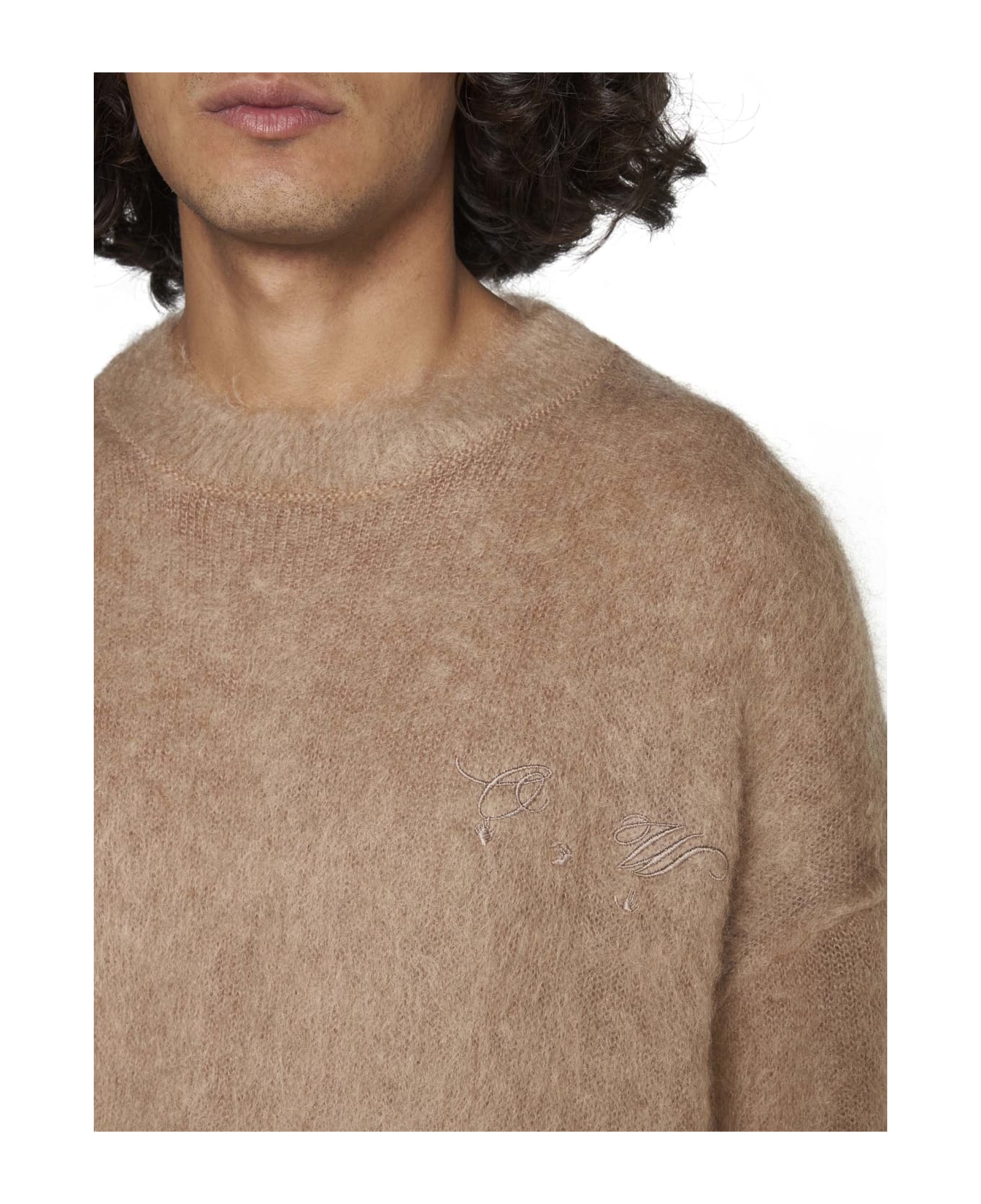 Off-White Sweater - Camel