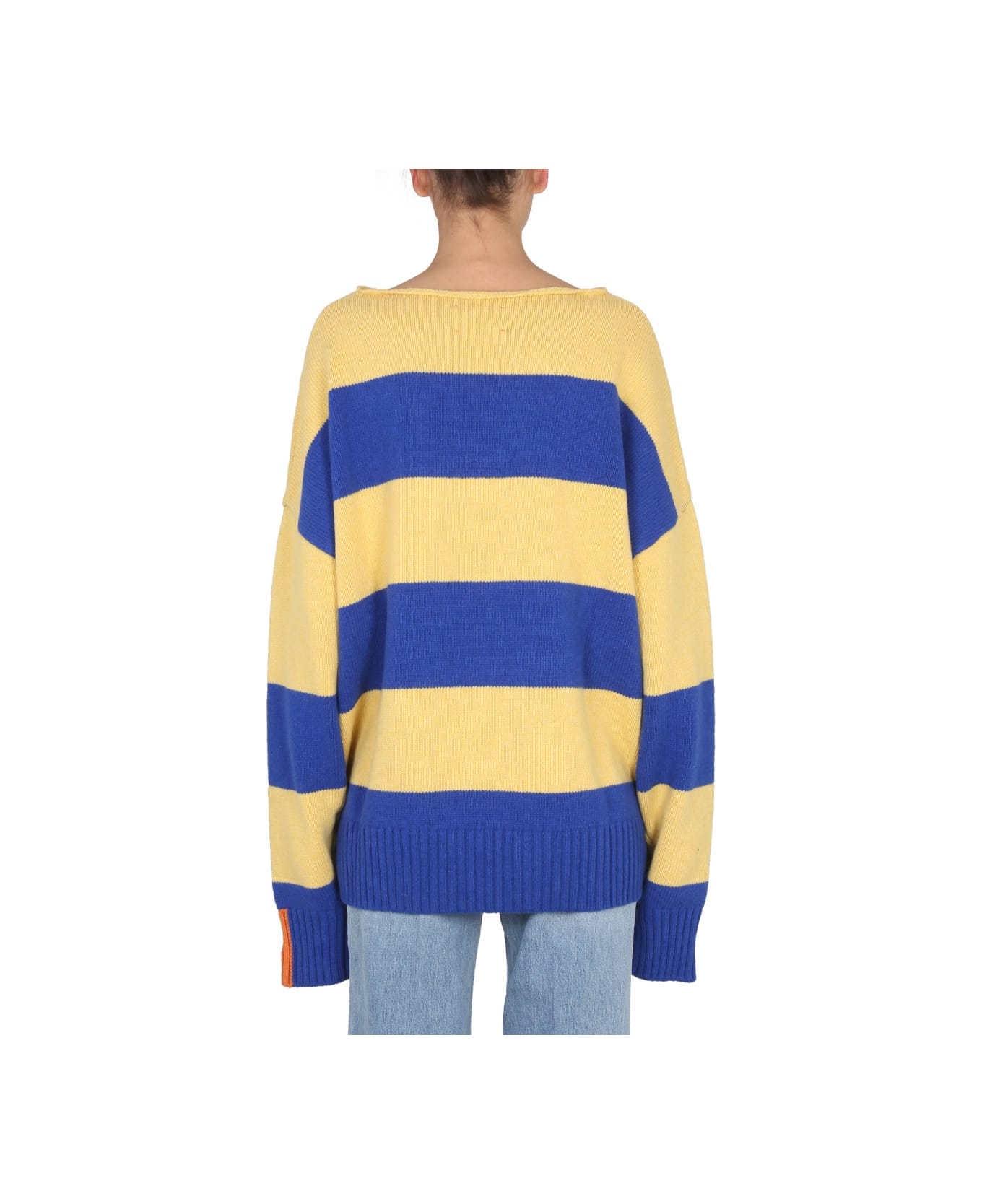 Right For Striped Shirt - YELLOW
