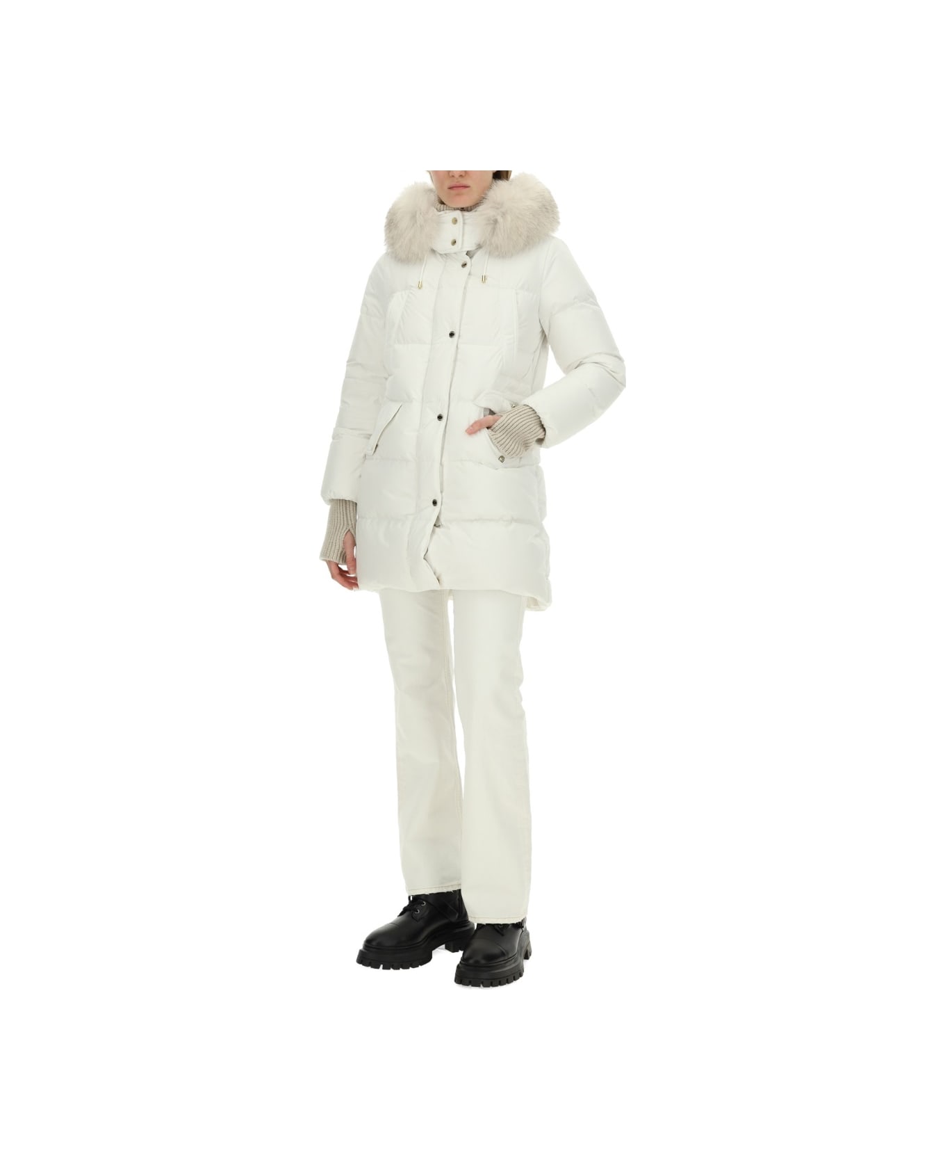 Moorer Down Jacket "talassa" - WHITE