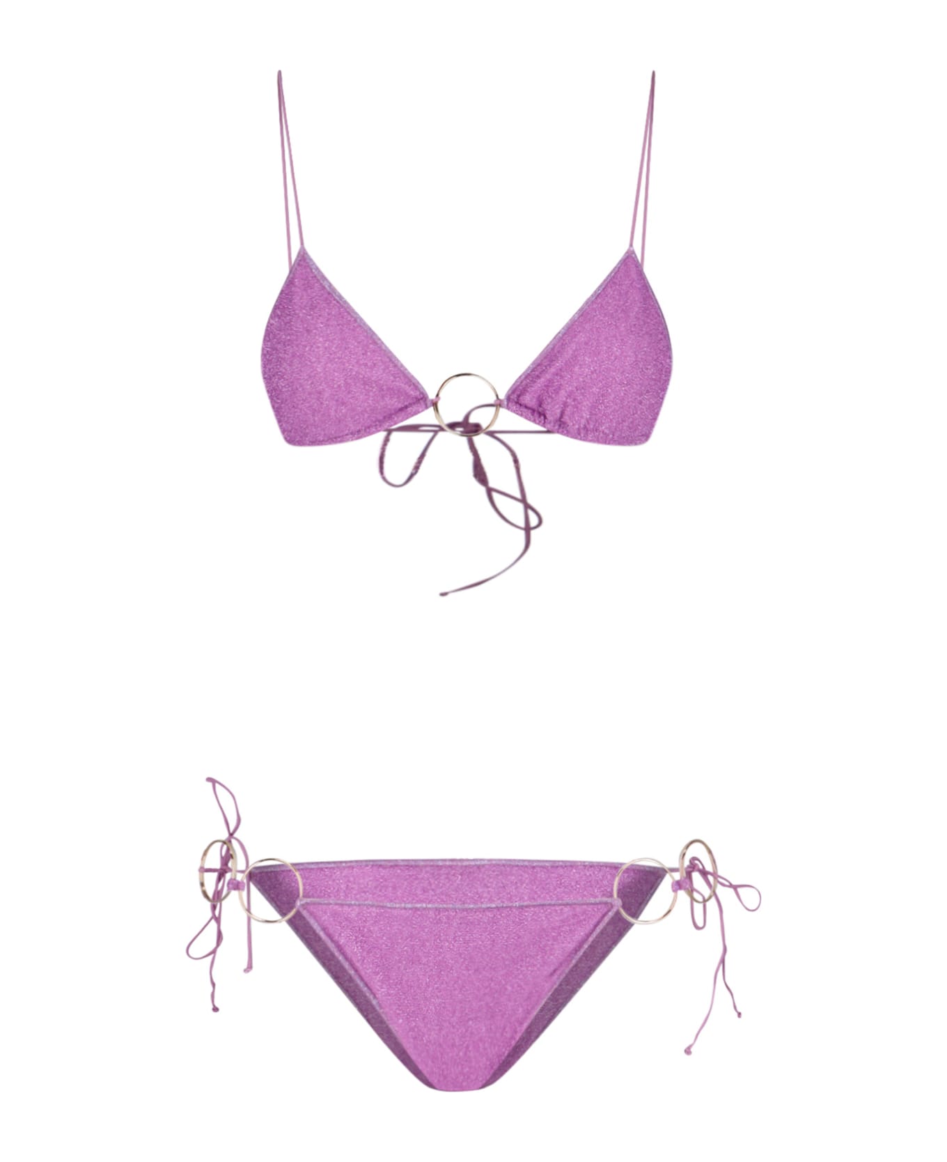 Oseree 'lumiere Ring' Bikini Set - Purple