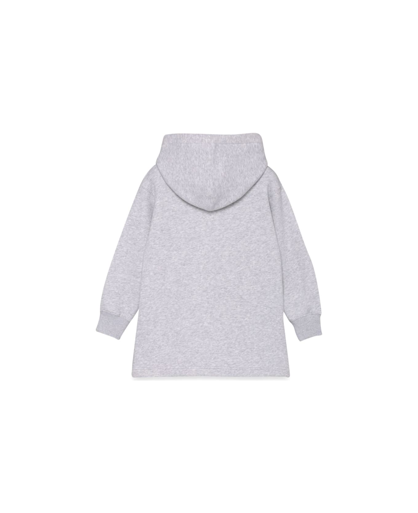 Palm Angels Classic Over Logo Hoodiedress - GREY