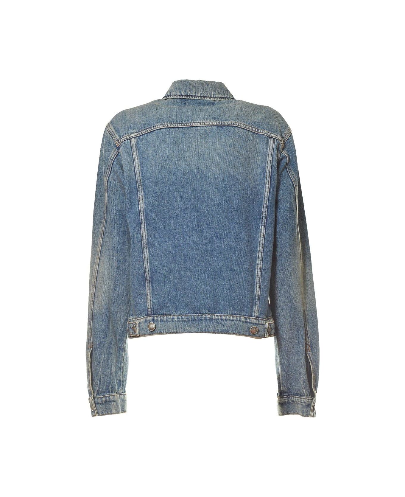 SportMax Treated Denim Jacket | italist