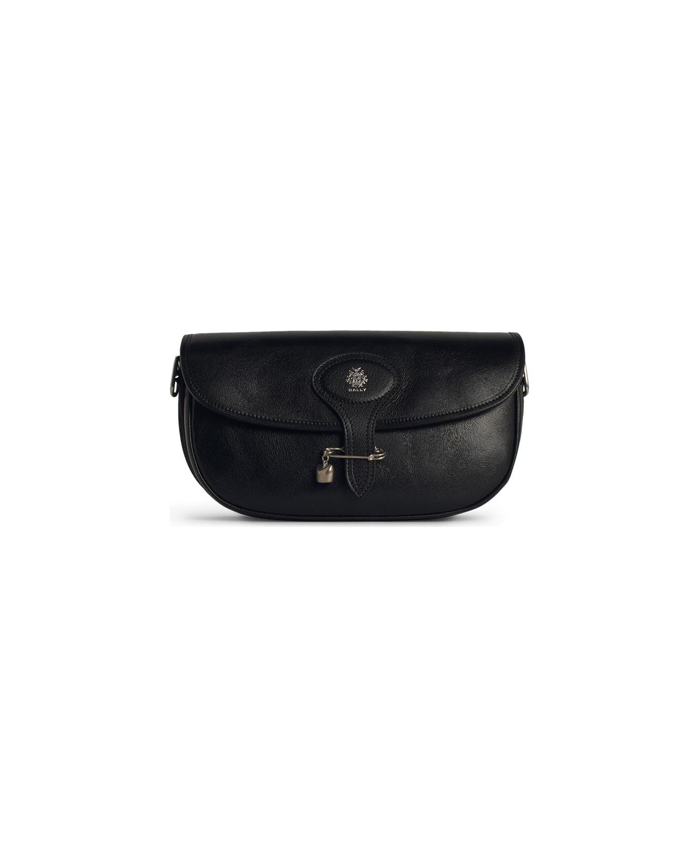 Bally 
beckett
 Black Leather Crossbody Bag - Black