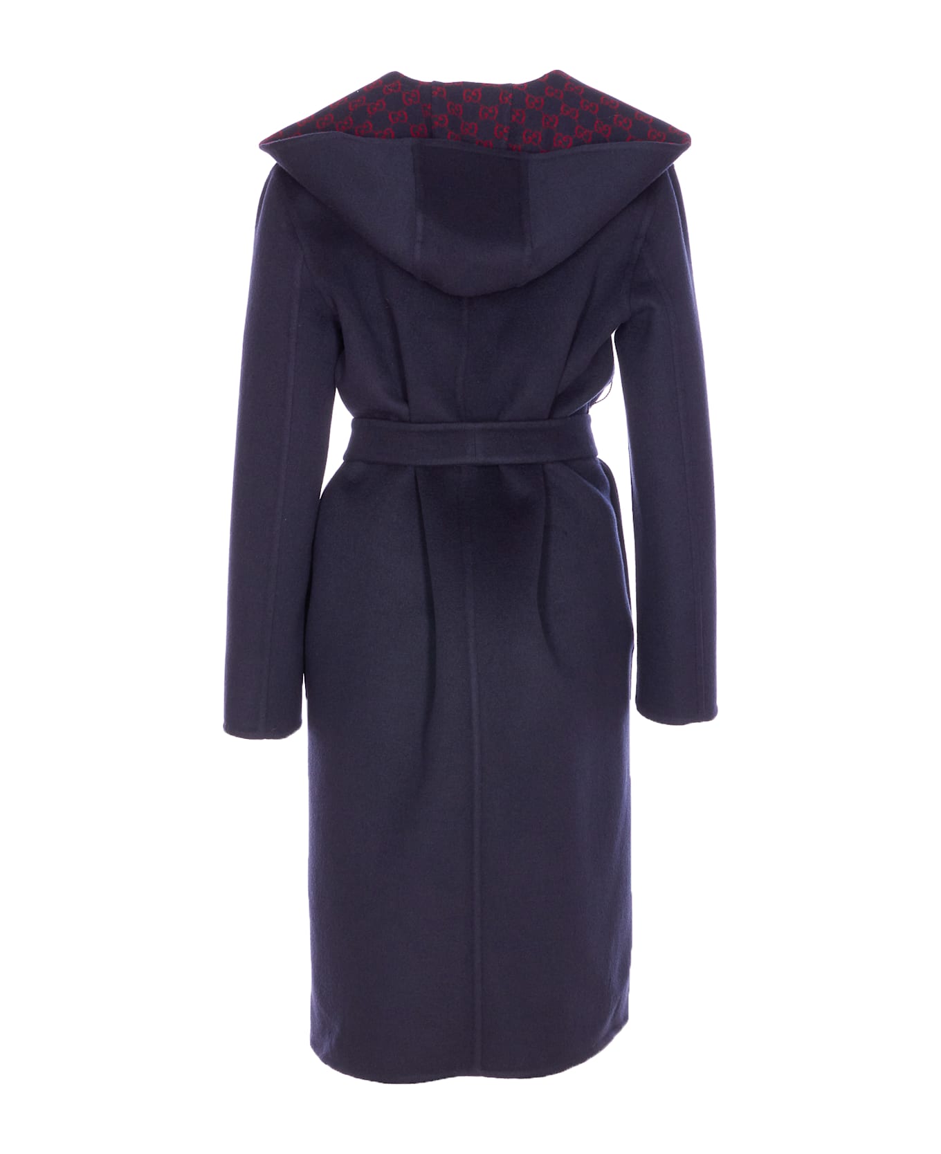 Gucci Reversible Gg Coat - Blue