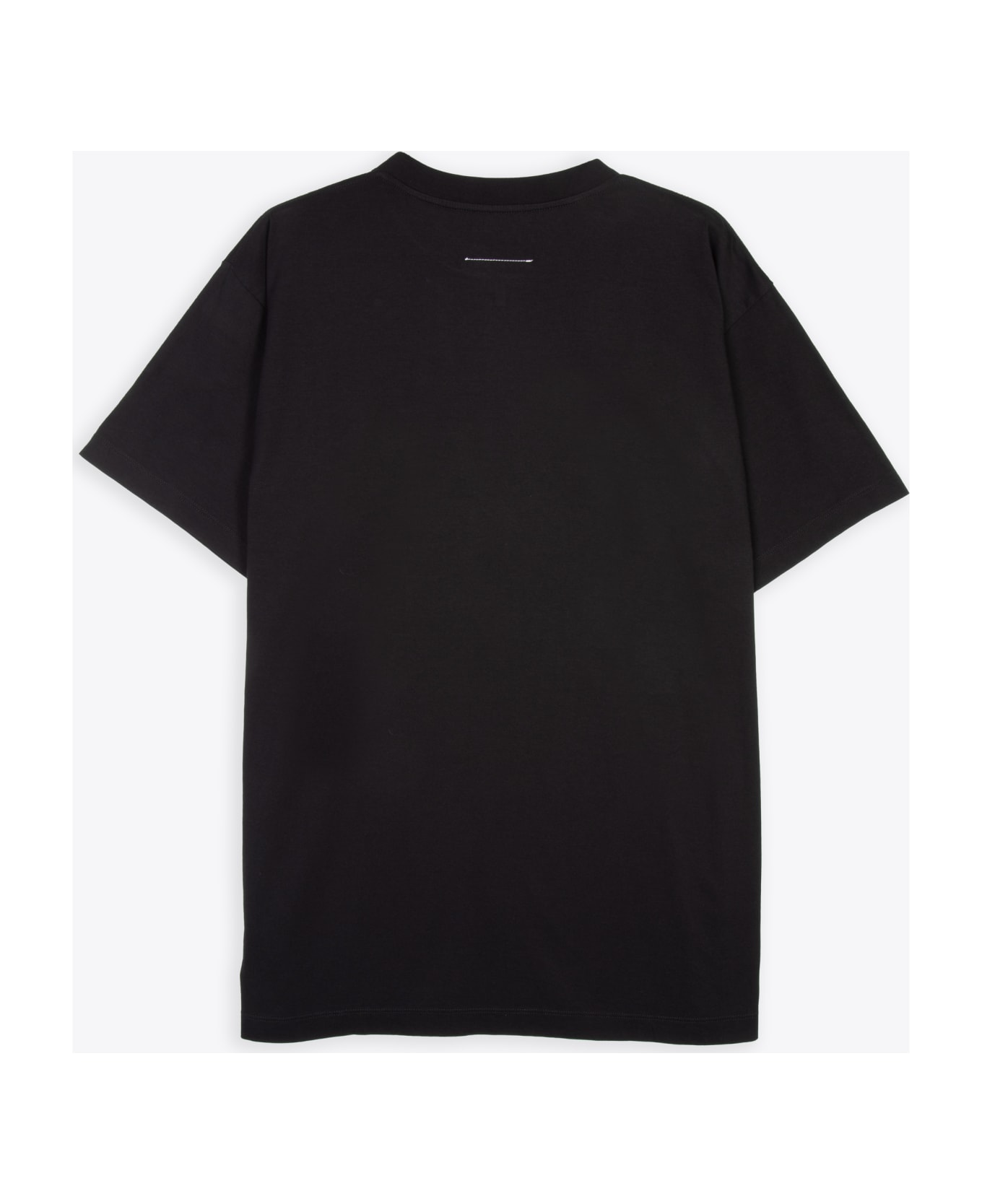 MM6 Maison Margiela Oversized T-shirt With Graphic Print And Logo - Nero シャツ