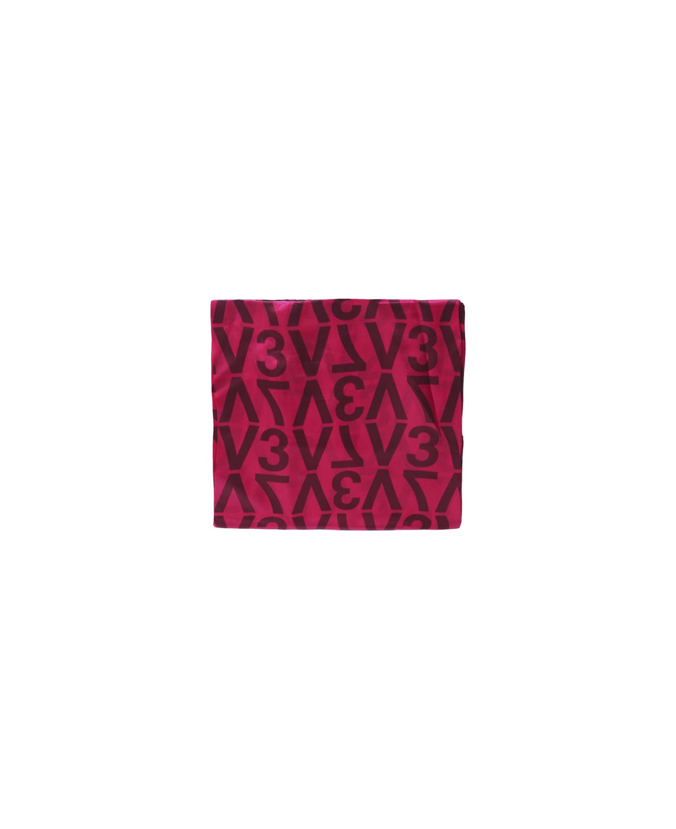 V73 Topazio Foulard In Silk - Bordeaux