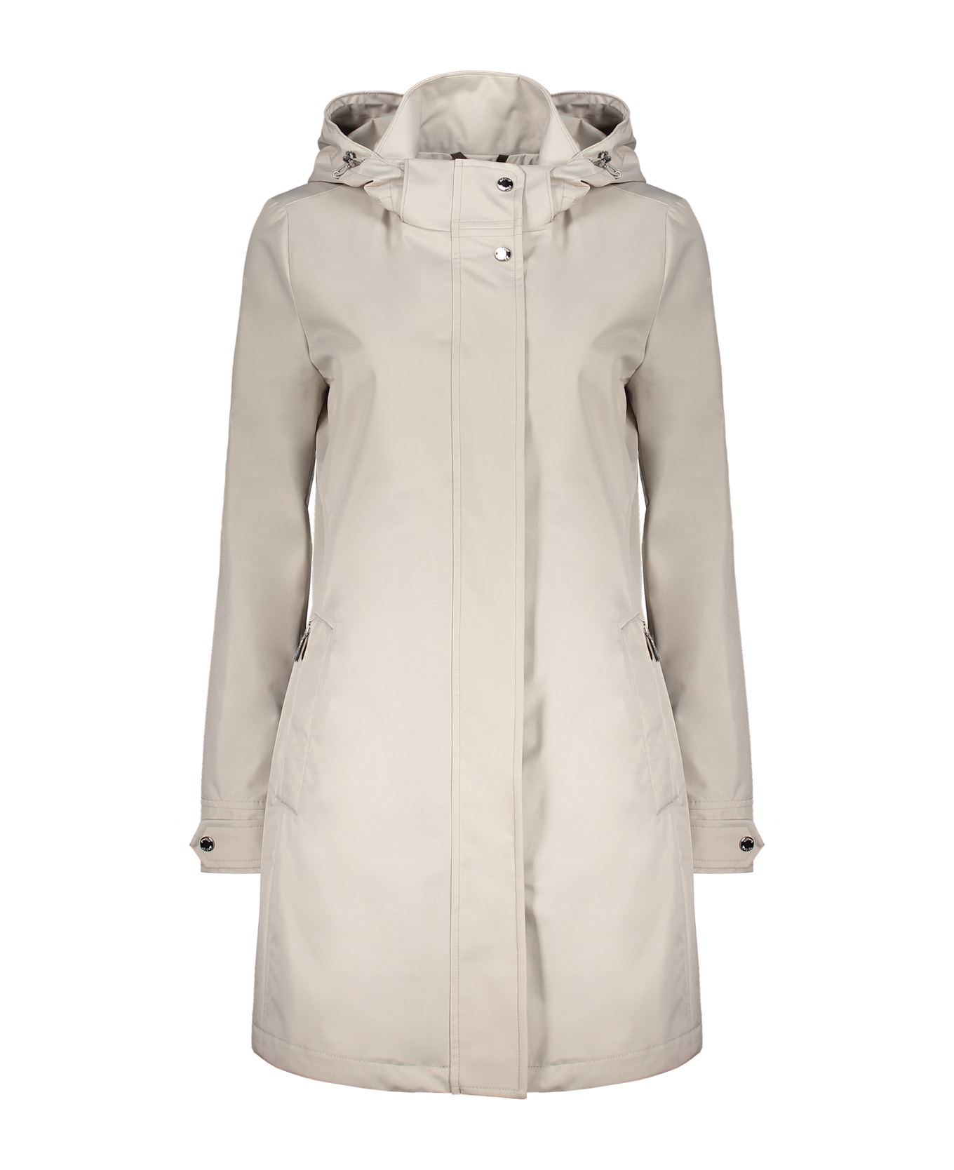 Moorer Percy Technical Fabric Parka - grey