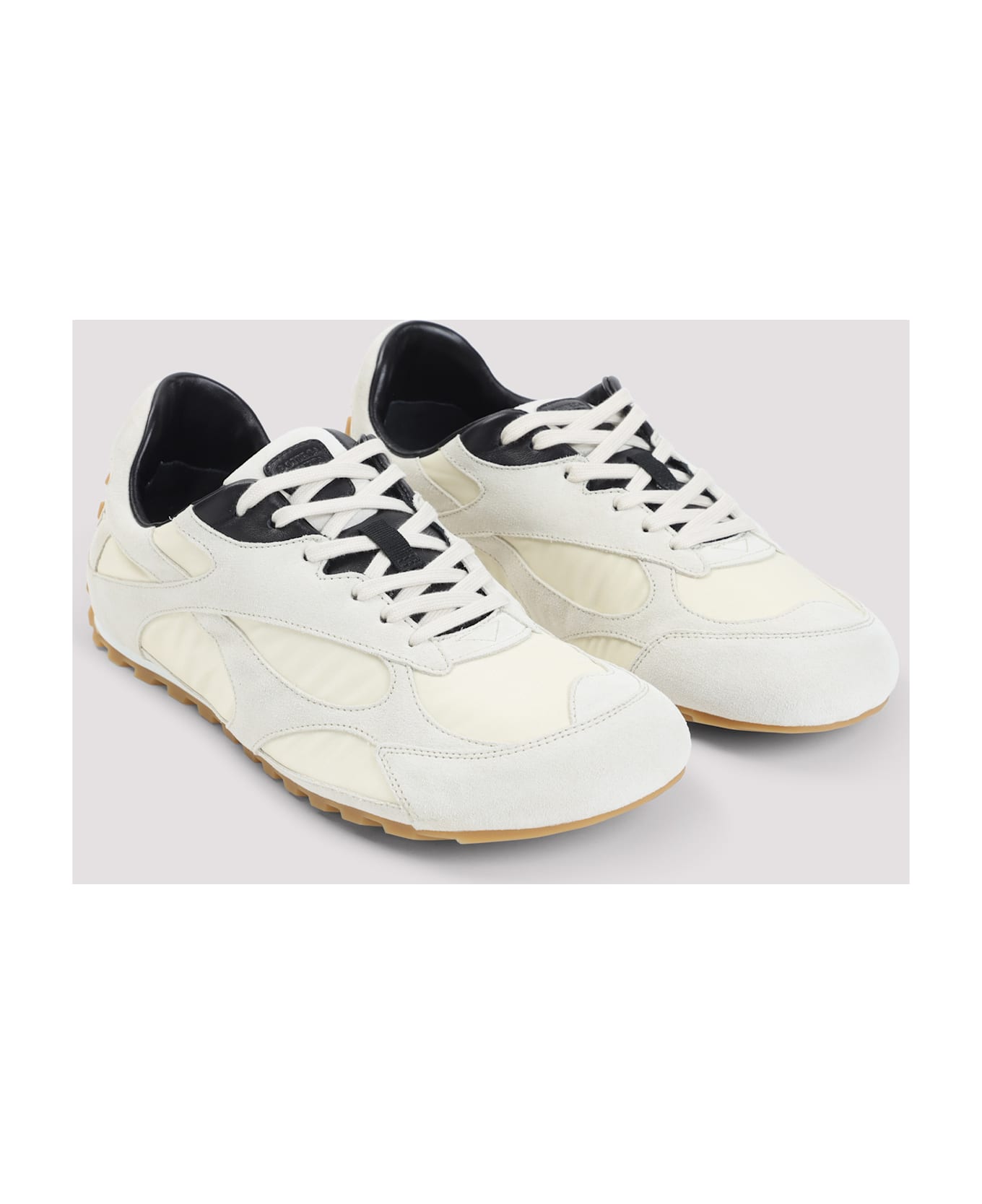 Bottega Veneta Flash Orbit Sneakers - Sea Salt Black