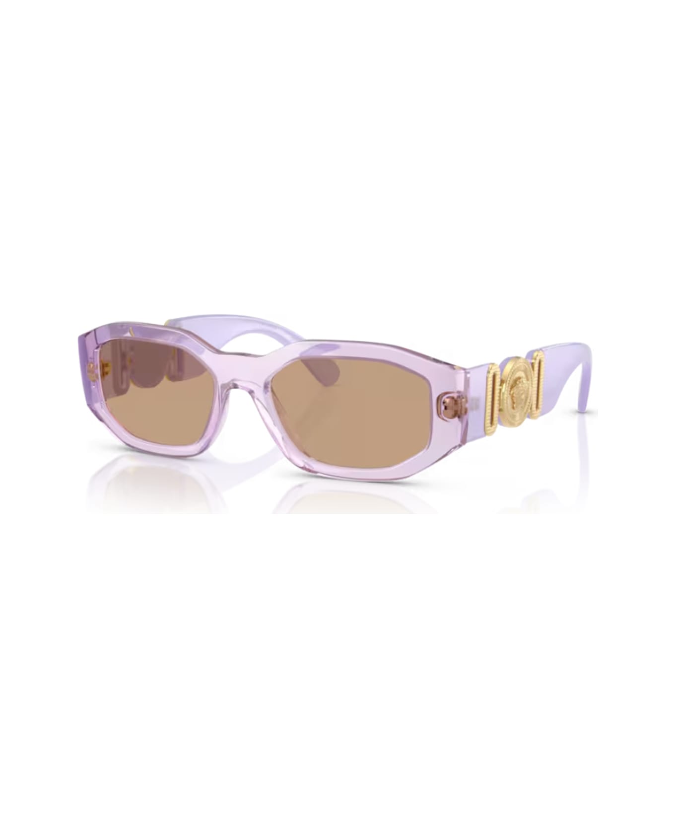 Versace Eyewear Versace 0ve4361 Medusa Biggie 552663 Lavanda Trasparente Sunglasses - Viola