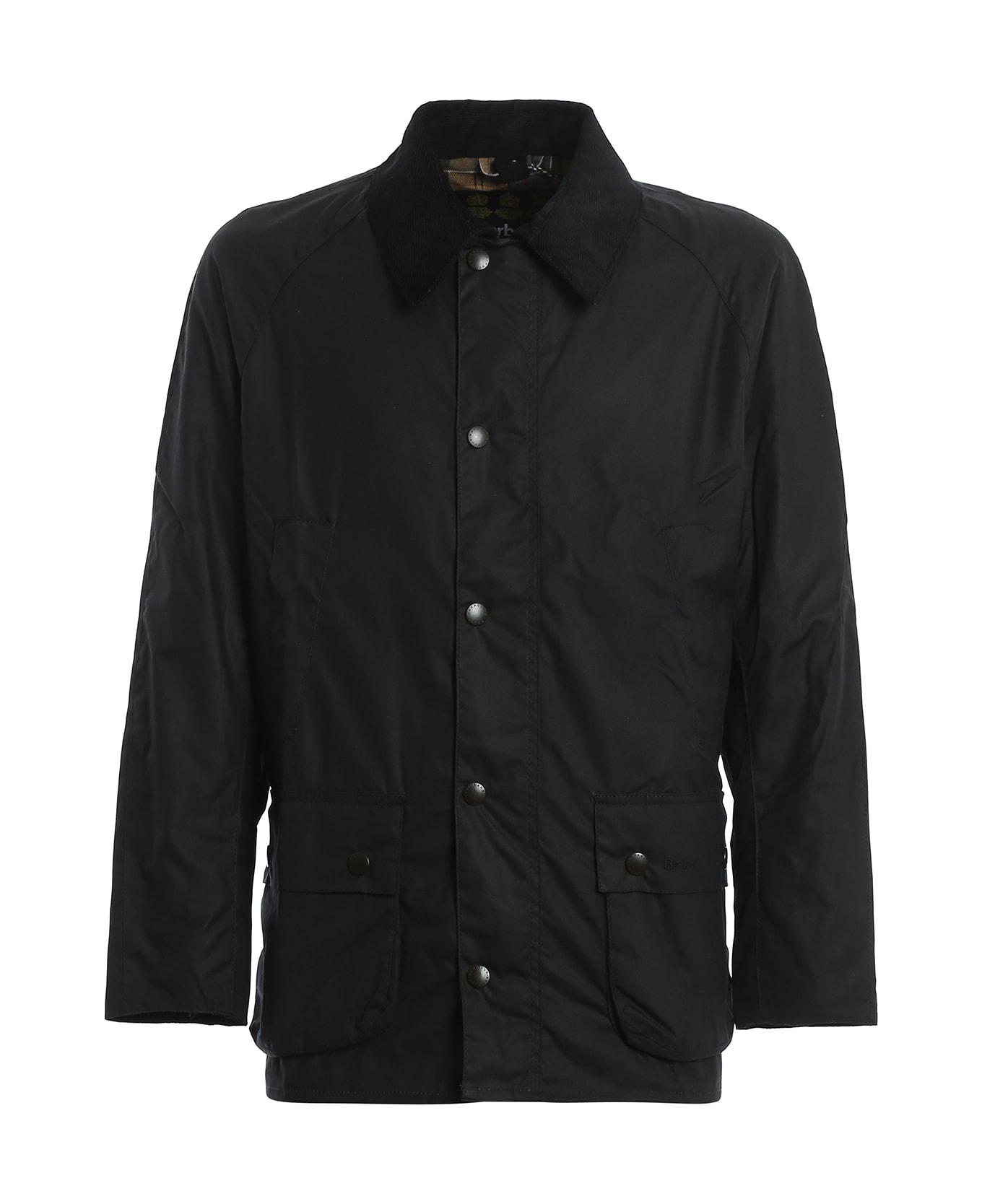 Barbour Ashby Wax Jacket - Navy