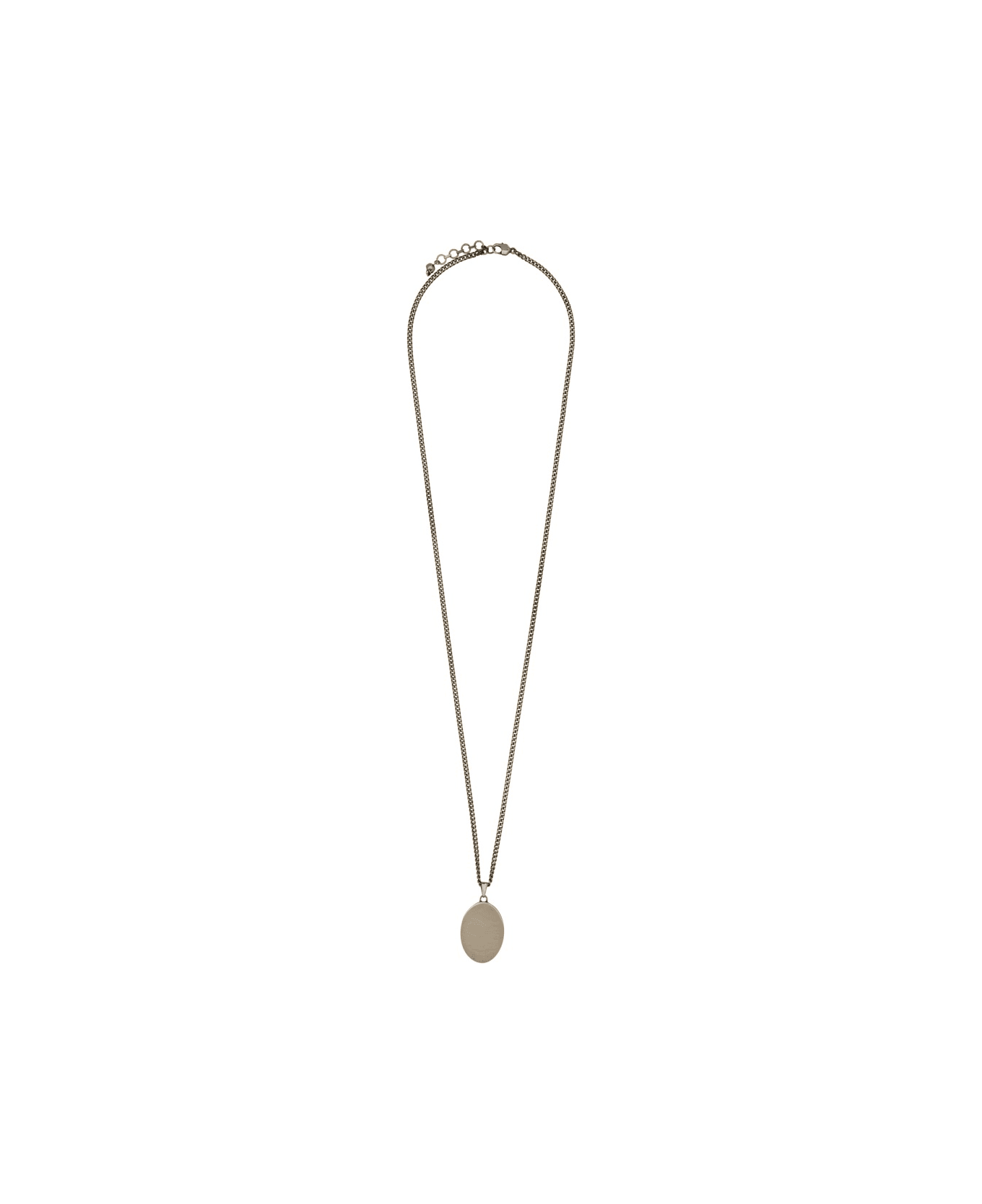 Alexander McQueen Faceted Stone Necklace - SILVER