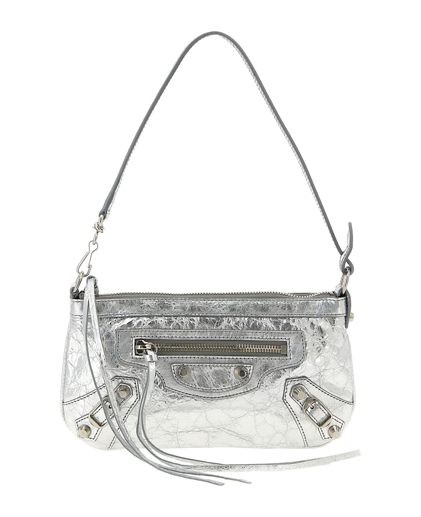 Balenciaga 
le City
 Clutch - Silver