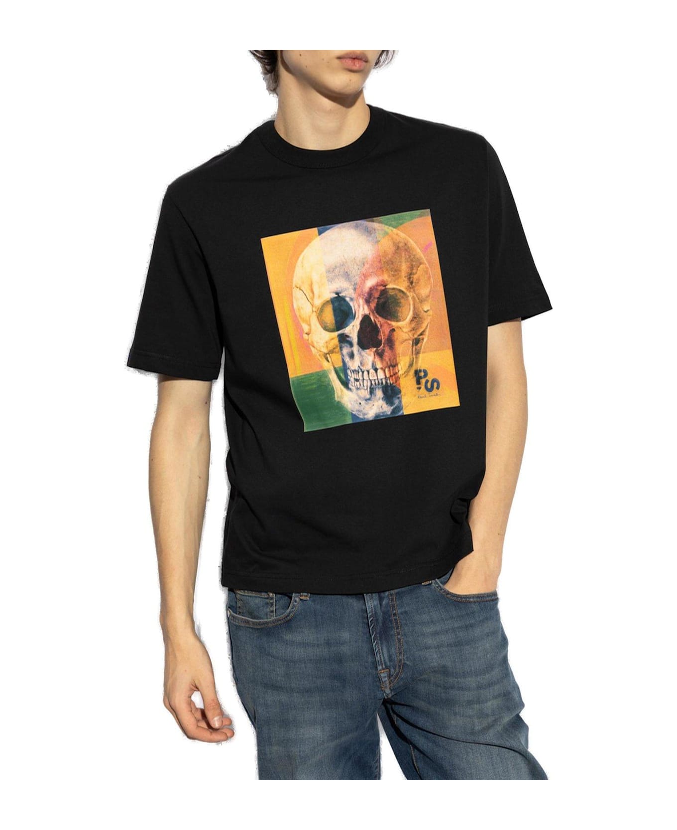 PS by Paul Smith Ps Paul Smith Printed T-shirt - BLACK