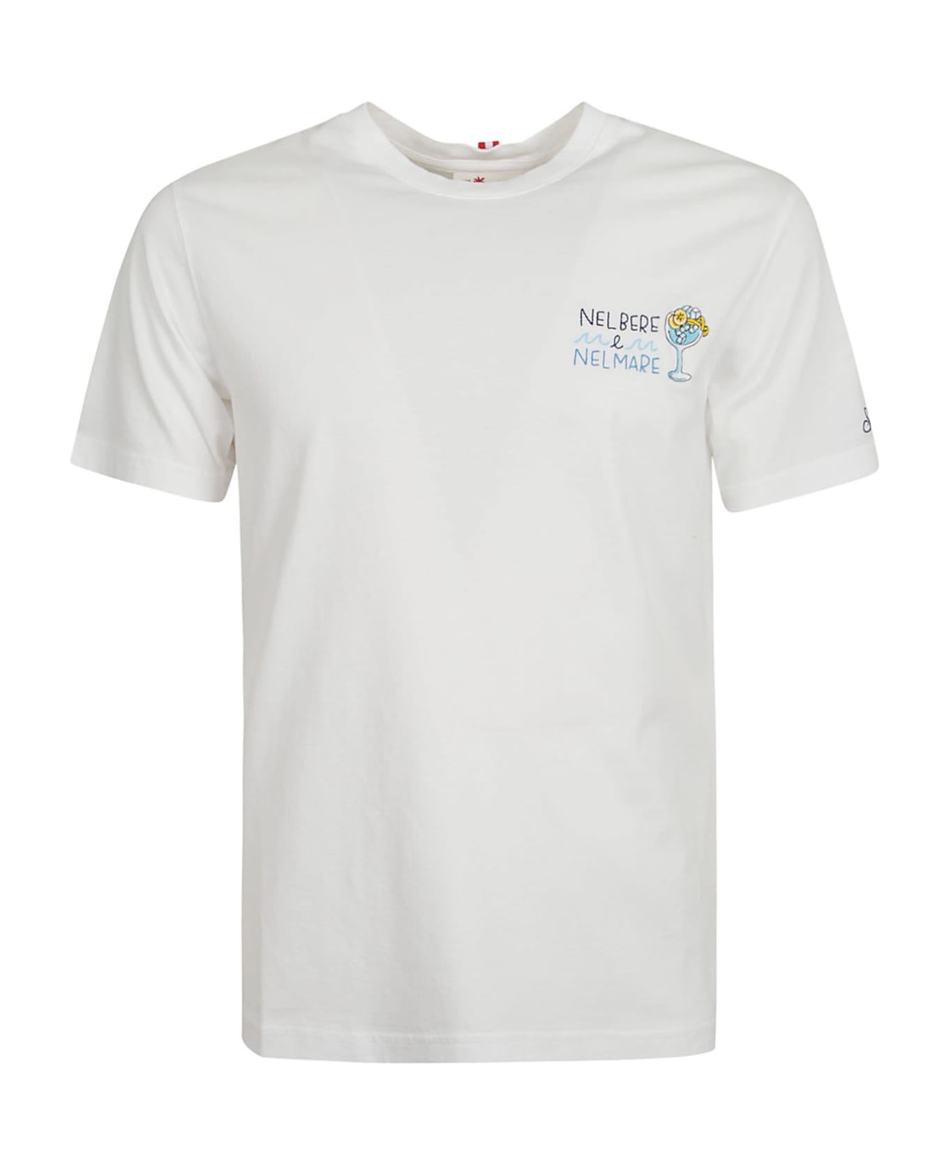 MC2 Saint Barth Logo Embroidered Regular T-shirt - BERE MARE シャツ