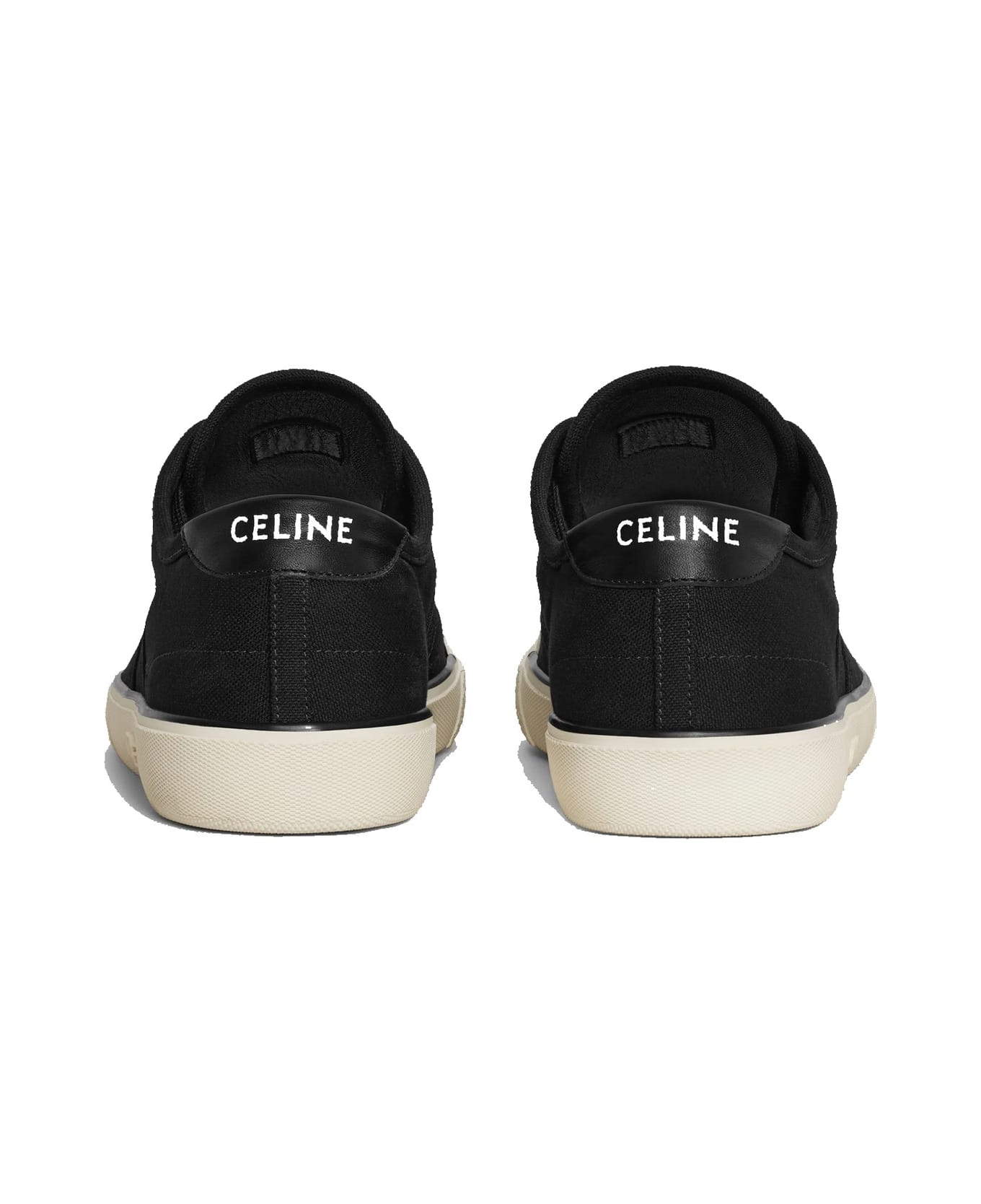 Celine Alan Canvas Sneakers - Black