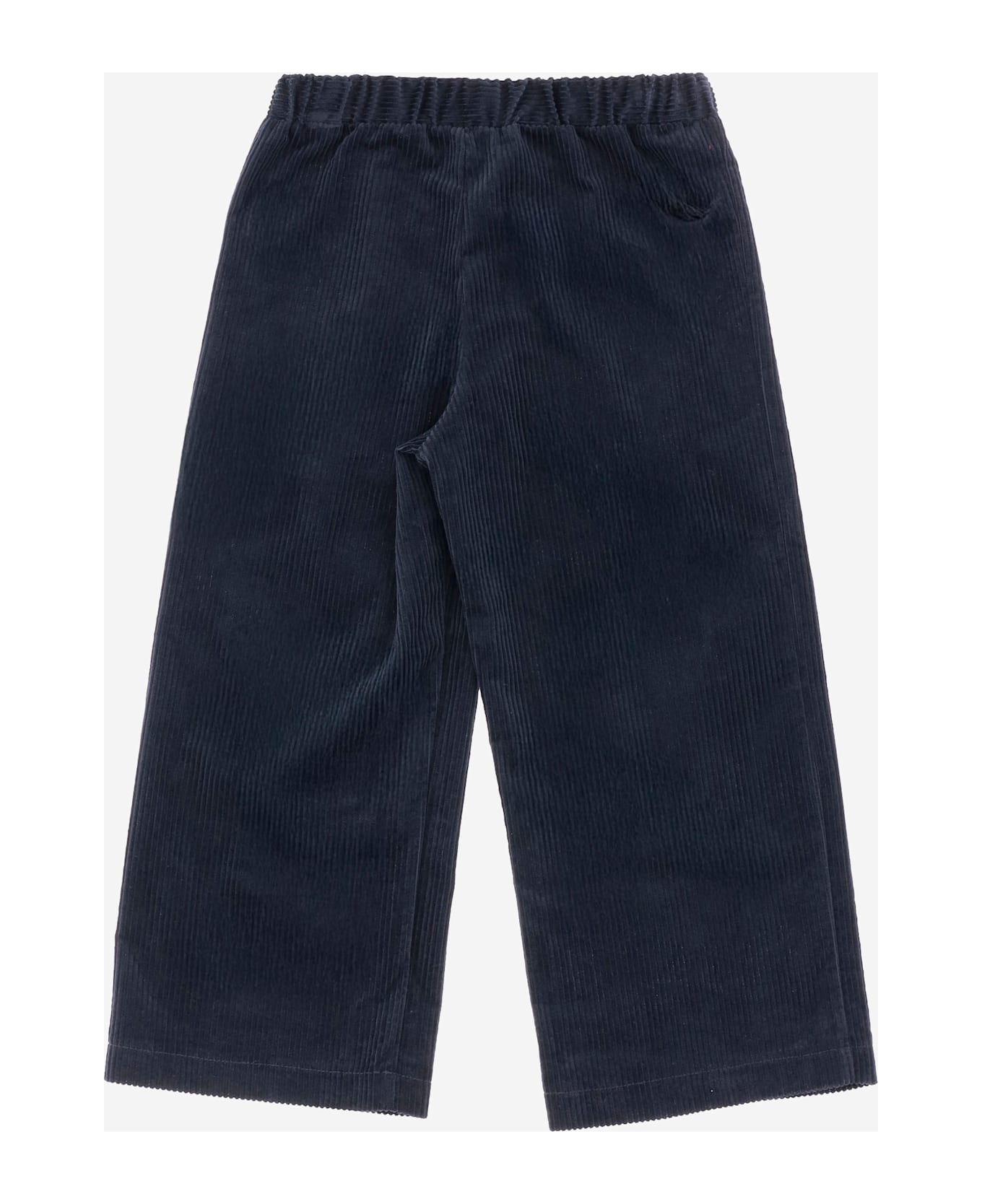 Nicoletta Fanna Pantaloni In Velluto A Coste - Blue