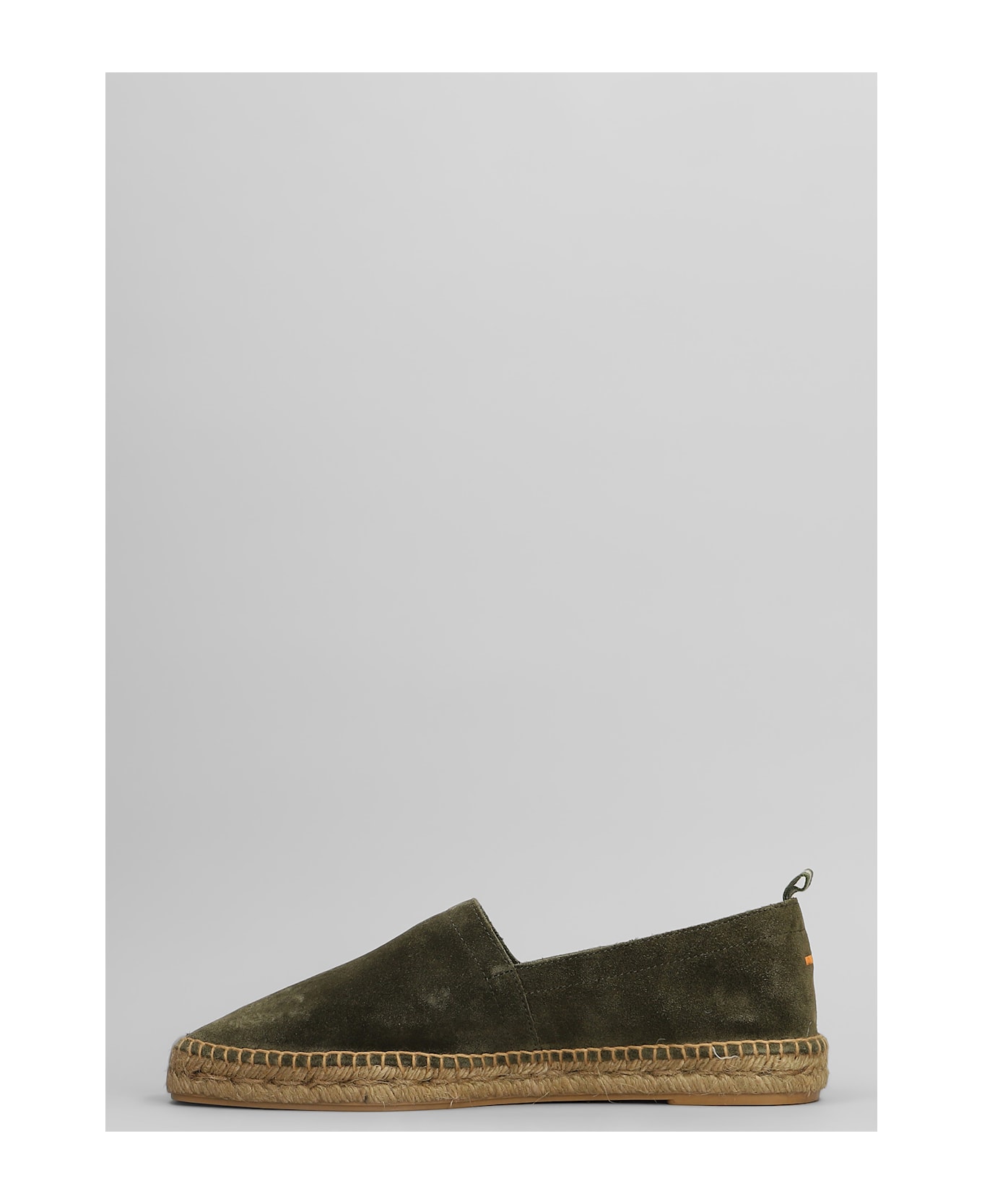 Castañer Pablo T-186 Espadrilles In Green Suede - green