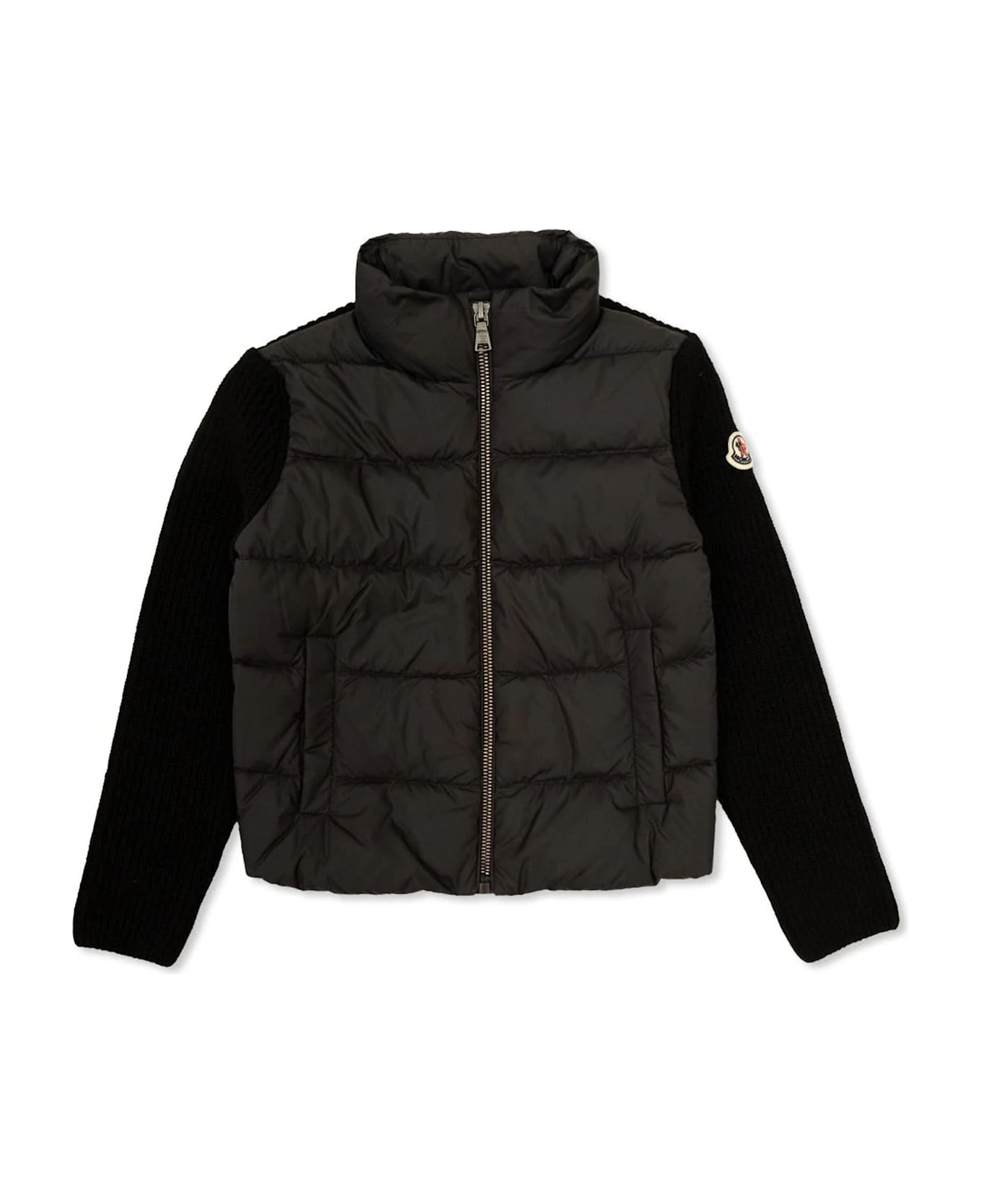 Moncler Kids Sweaters Black - Black