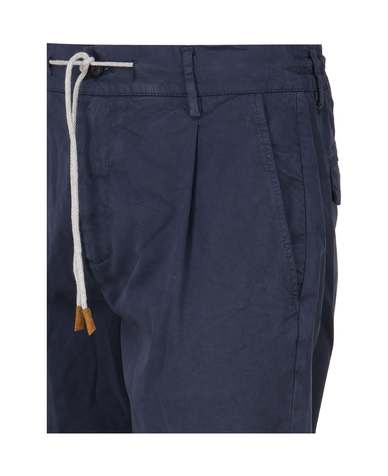 Eleventy Drawstring Trousers - Blue