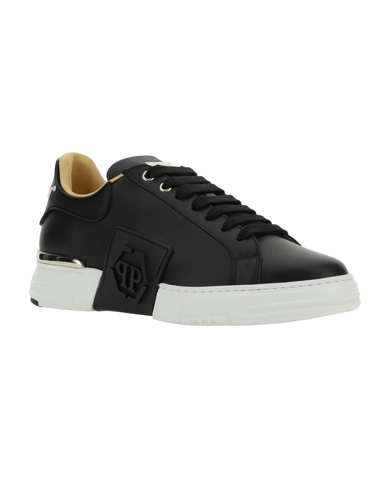 Philipp Plein Hexagon Sneakers - Black/white