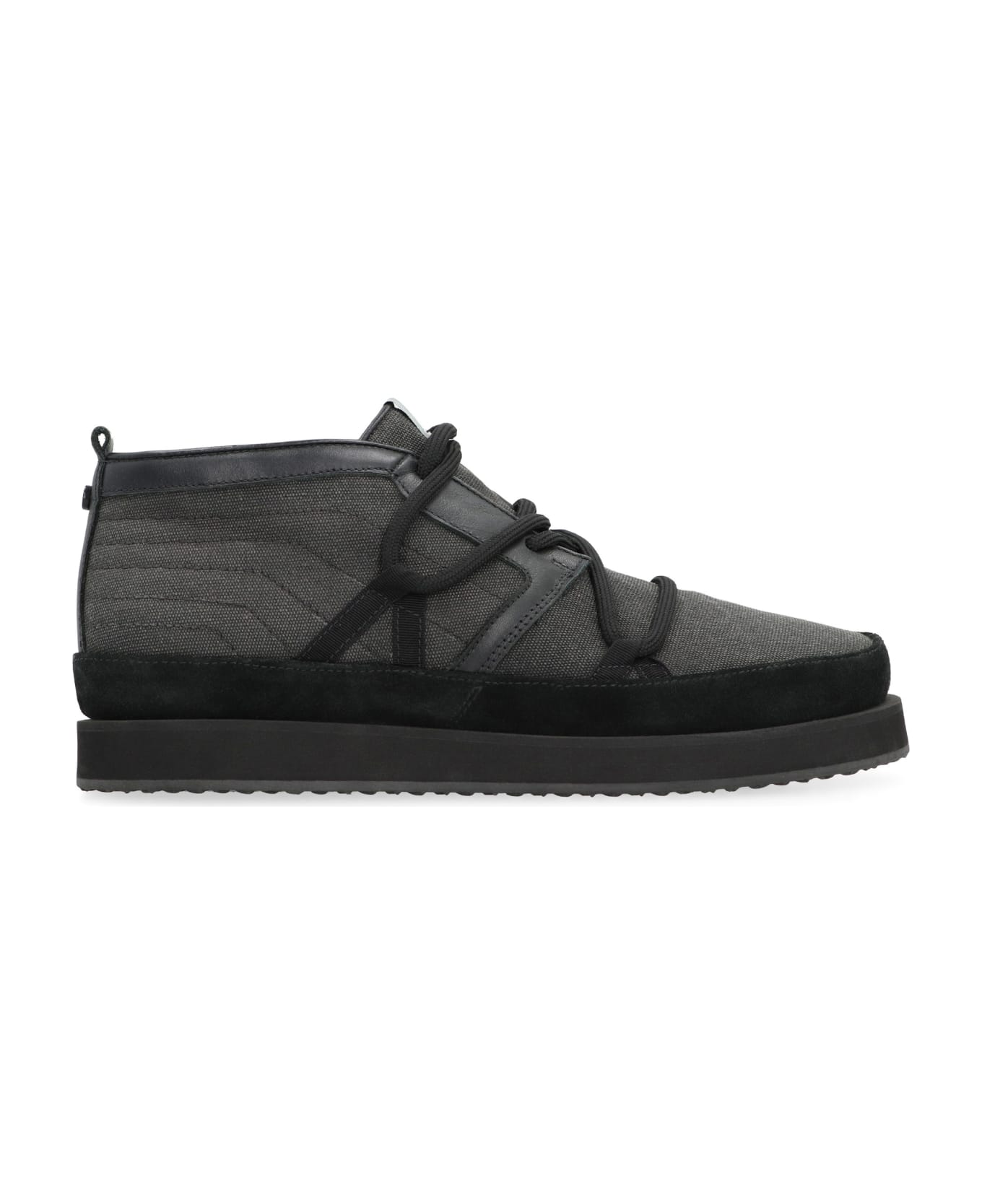 Volta Canvas Mid-top Sneakers - grey