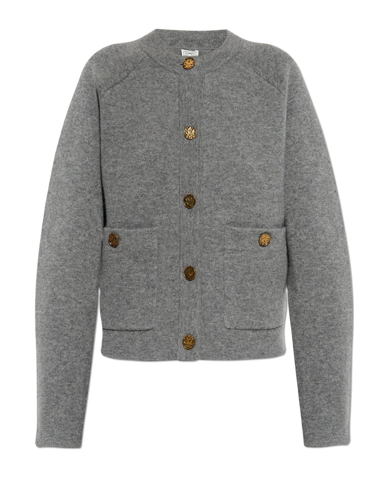 Totême Toteme Cardigan With Pockets - Grey