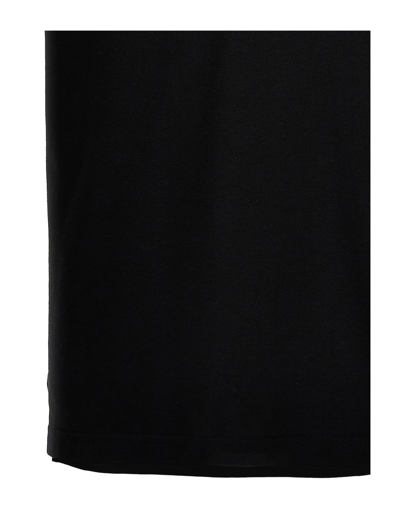 Etro Logo Embroidery Polo Shirt - Black
