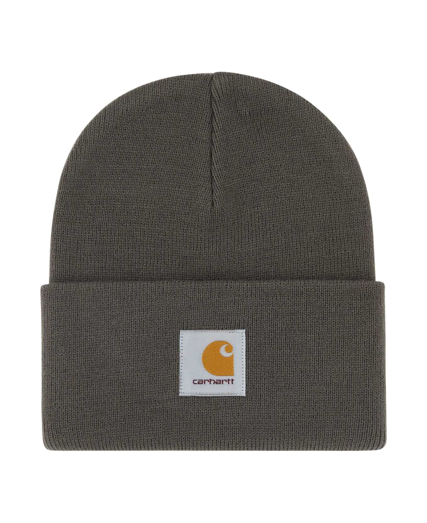 Carhartt Dark Grey Acrylic Watch Hat - PORPHYRY