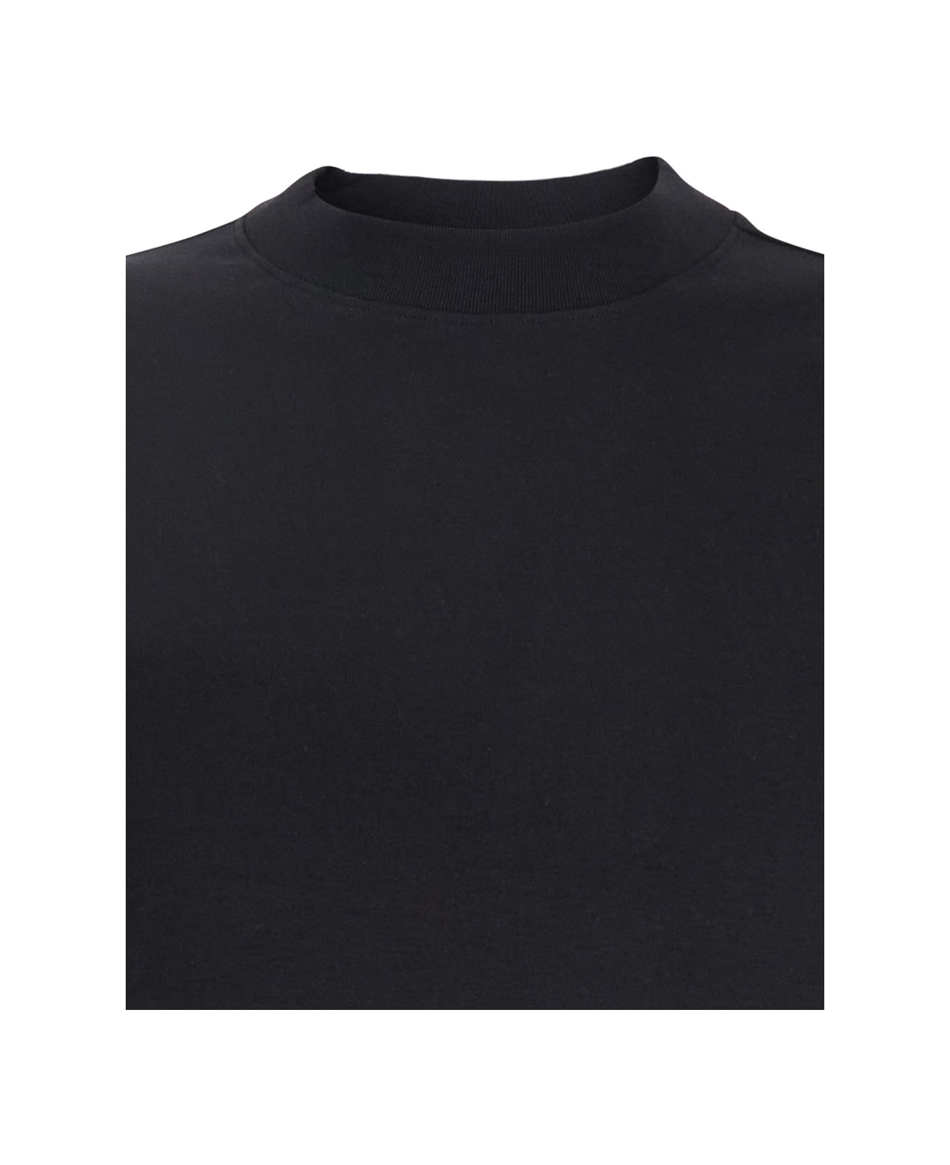 Theory Black Crewneck T-shirt With Short Sleeve In Cotton Woman - Black
