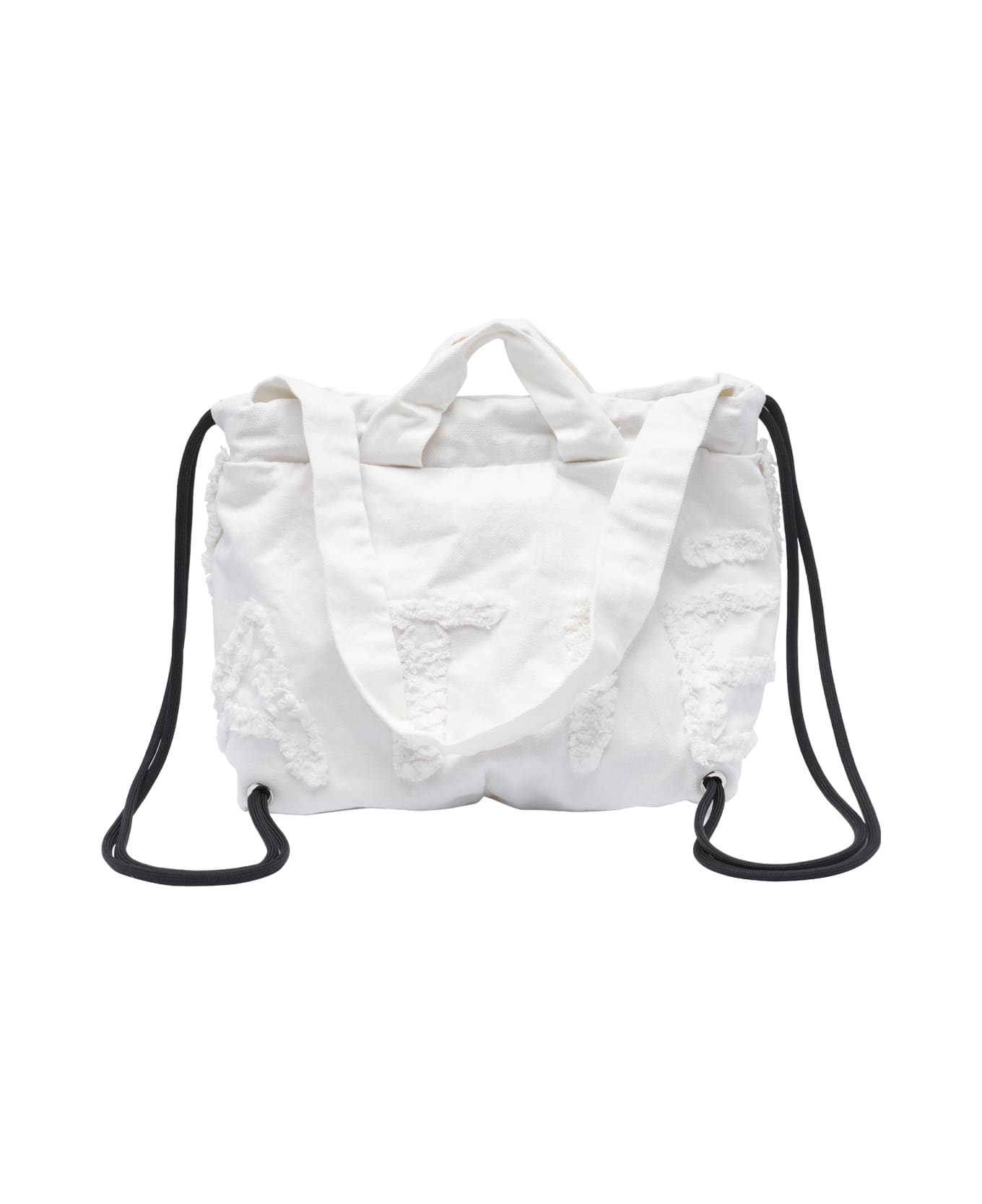 Vic Matié Logo Bag Backpack - White