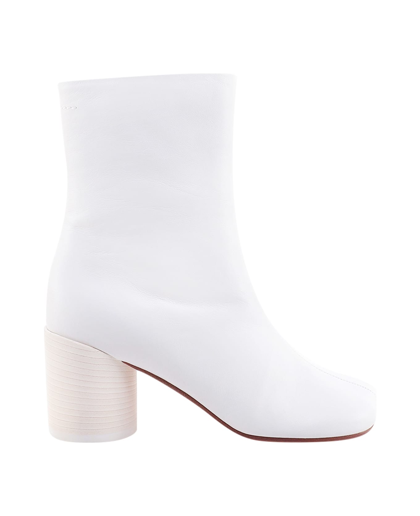 MM6 Maison Margiela Anatomic Ankle Boots - White